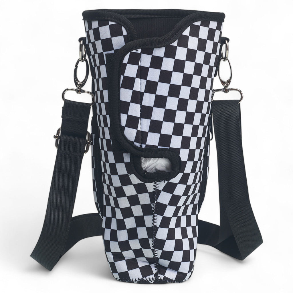 A Little Obsessed Neoprene Tumbler Holder Crossbody Bag with Pockets