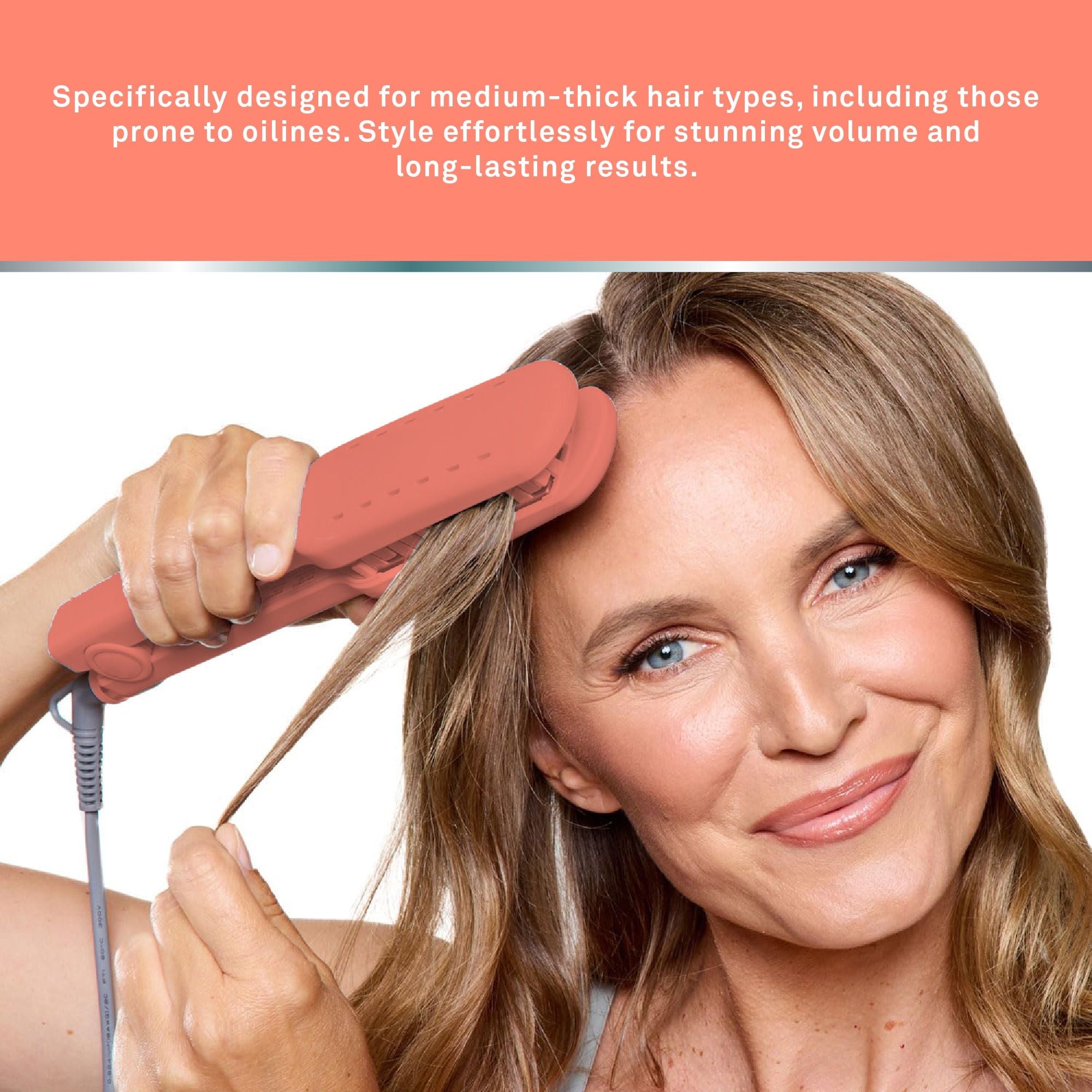 bliss Hair Volumizing Iron - Instant Root Lift for Lasting Volume