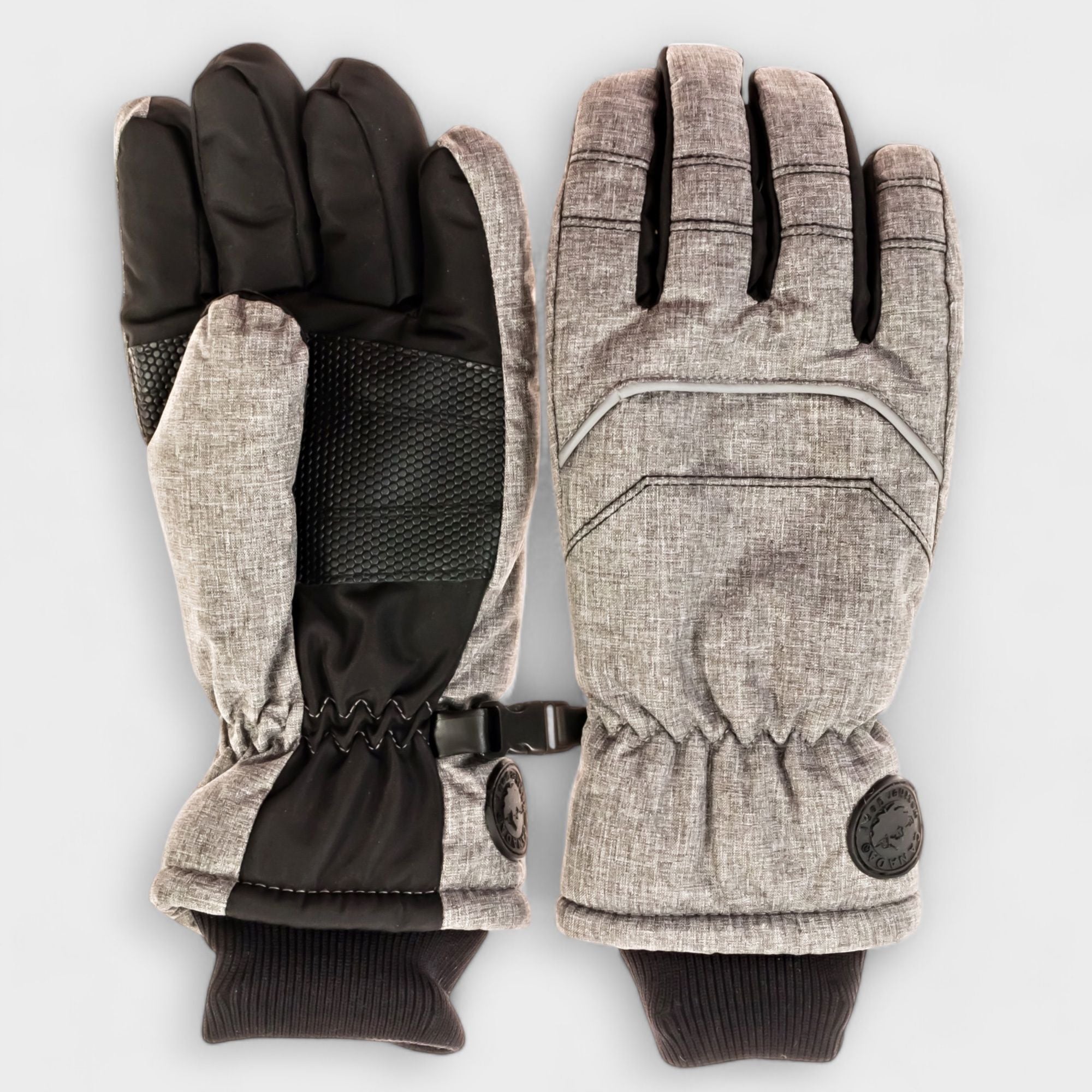 Canada Weather Gear Kid's Ski Gloves - Water Resistant Winter Gloves for Boys & Girls with Warmth Indicator, (Kids 8-12 Years)