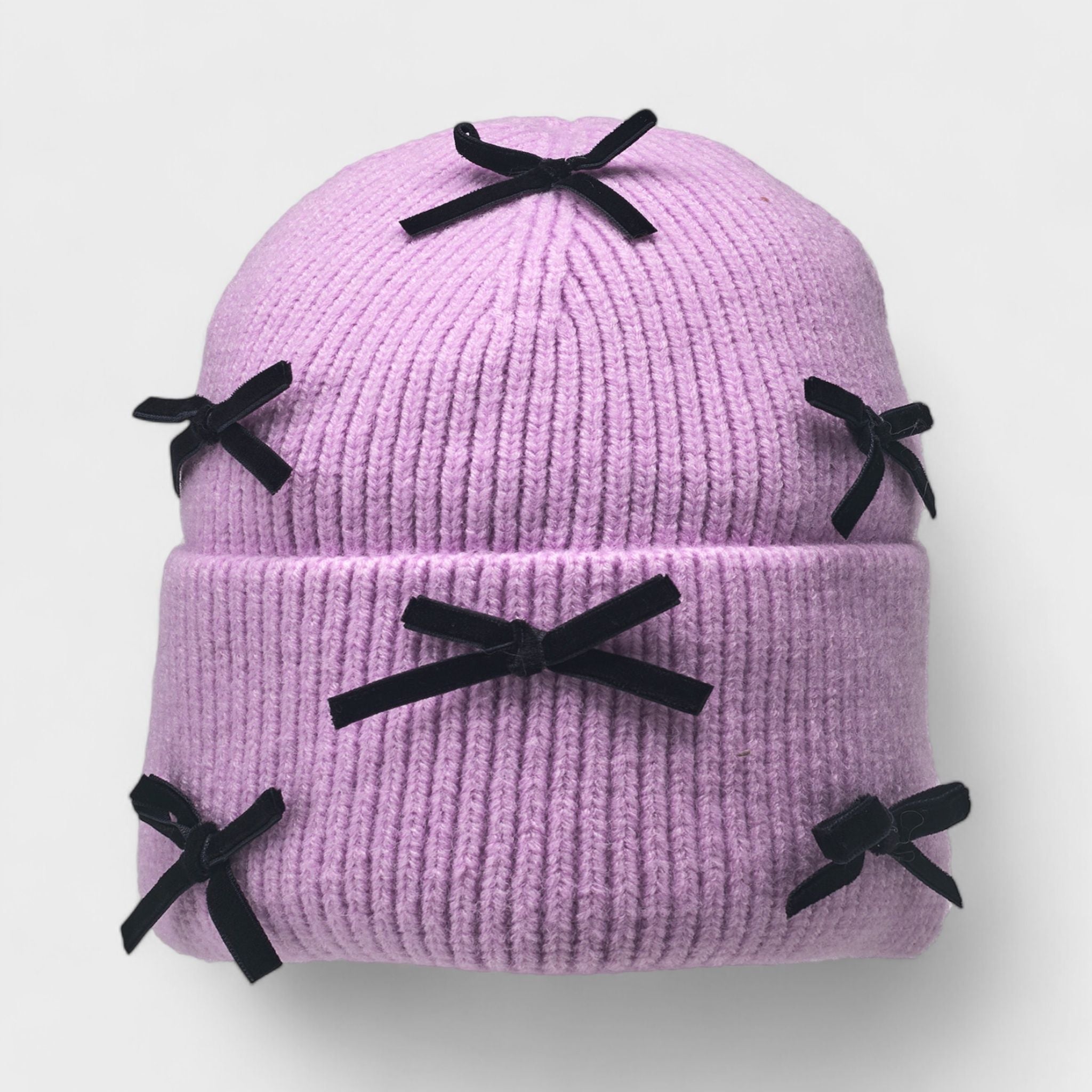 A Little Obsessed Women's Multi Bow Knit Beanie
