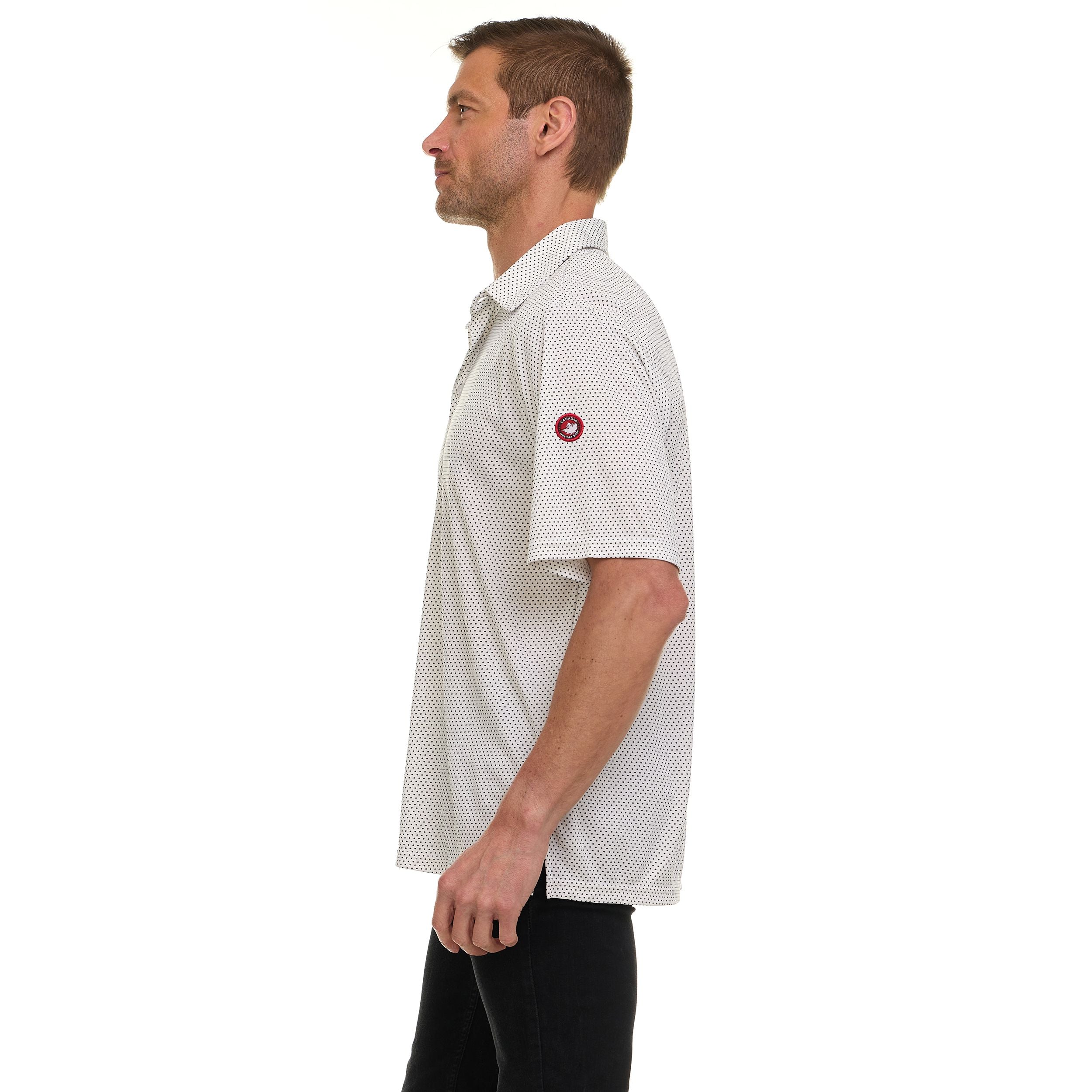 Canada Weather Gear Men's Performance Polo Shirt – Moisture-Wicking, Lightweight & Breathable Golf or Casual Shirt