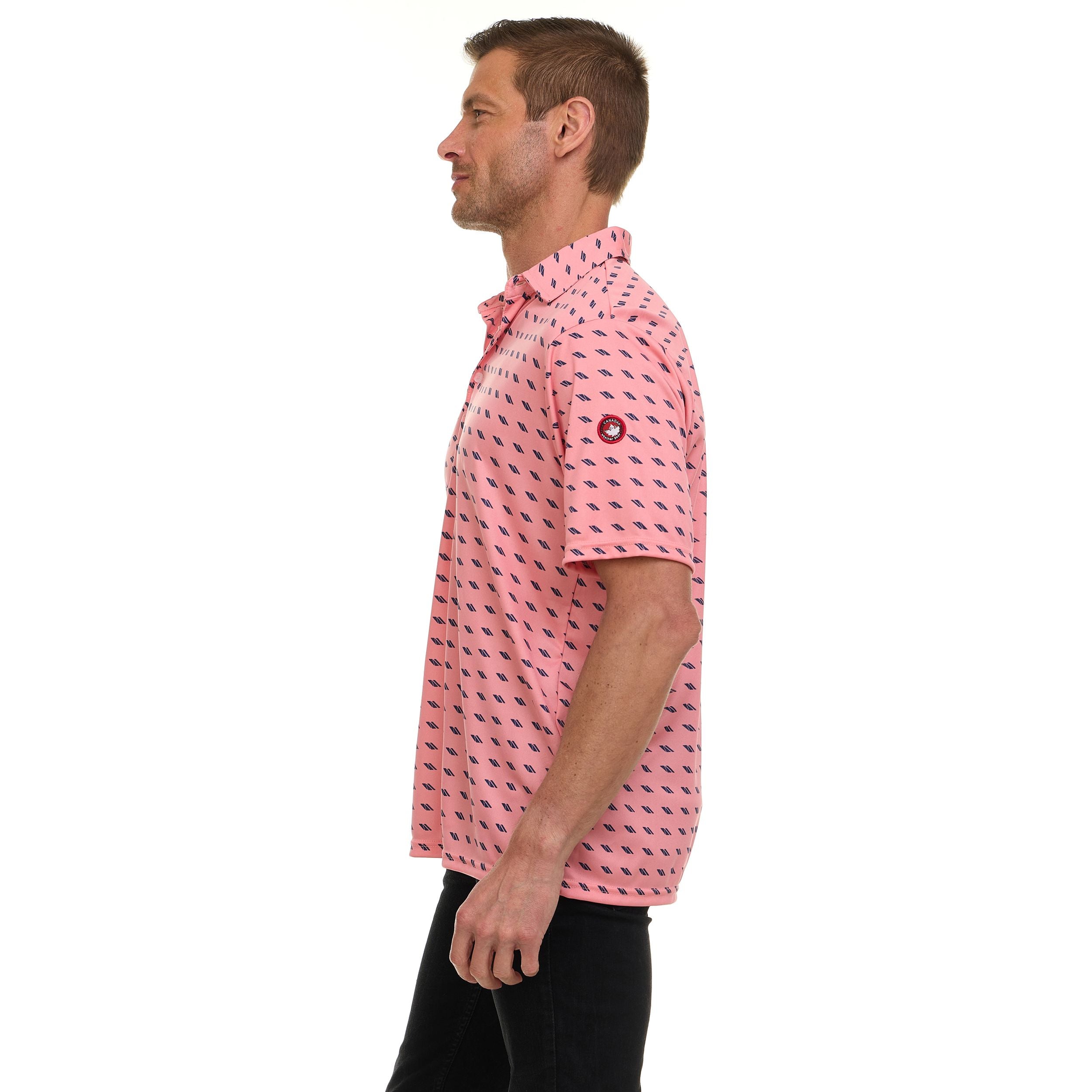 Canada Weather Gear Men's Performance Polo Shirt – Moisture-Wicking, Lightweight & Breathable Golf or Casual Shirt