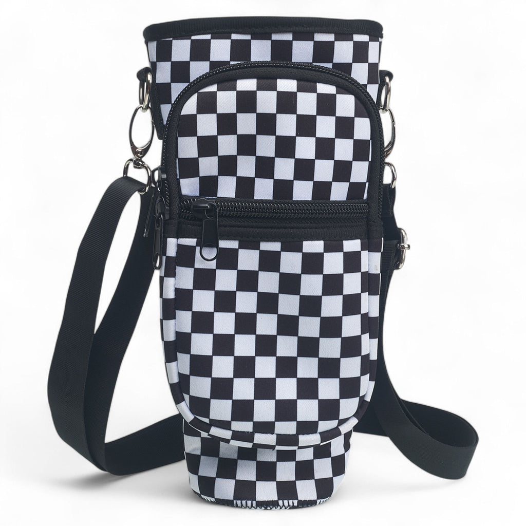 A Little Obsessed Neoprene Tumbler Holder Crossbody Bag with Pockets