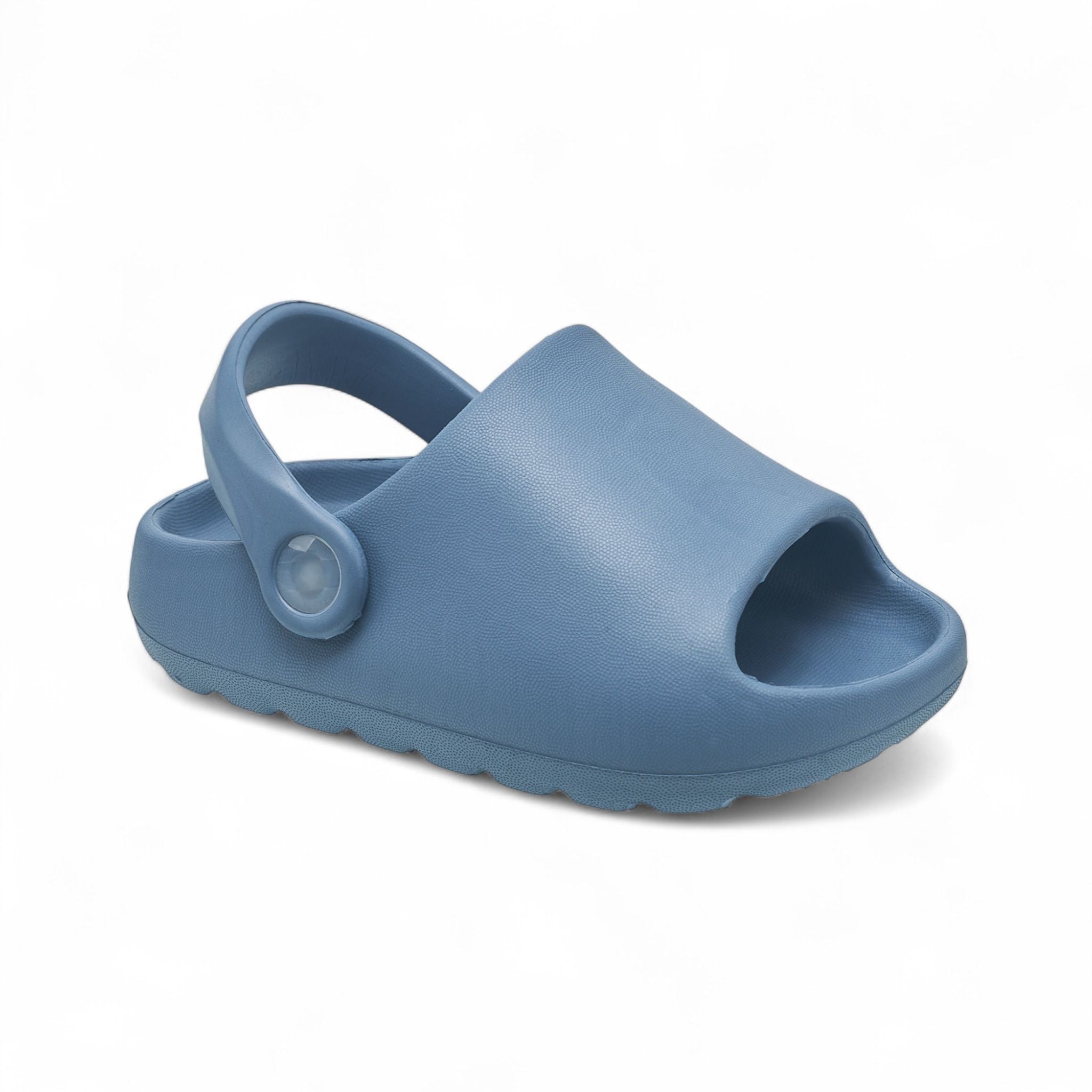 Aeropostale Toddler Cloud-Foam Slide Sandals with Pivot Heel Strap – Lightweight EVA Water-Friendly Clogs for Boys & Girls in Black, Size 5
