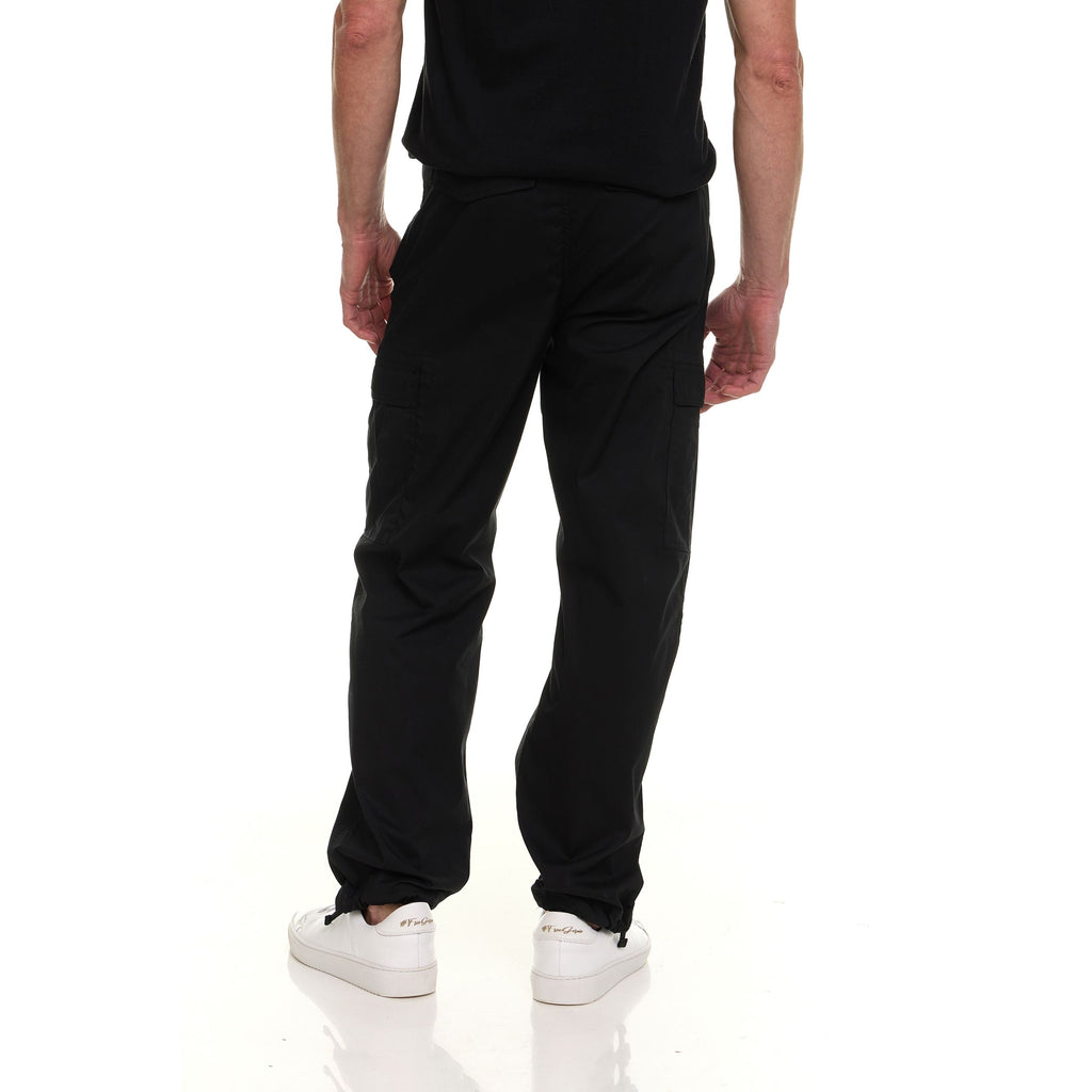 Canada Weather Gear Men’s Wide Leg Cargo Stretch Pants – Lightweight Utility Trousers with Drawstring Hem & Multi-Pockets