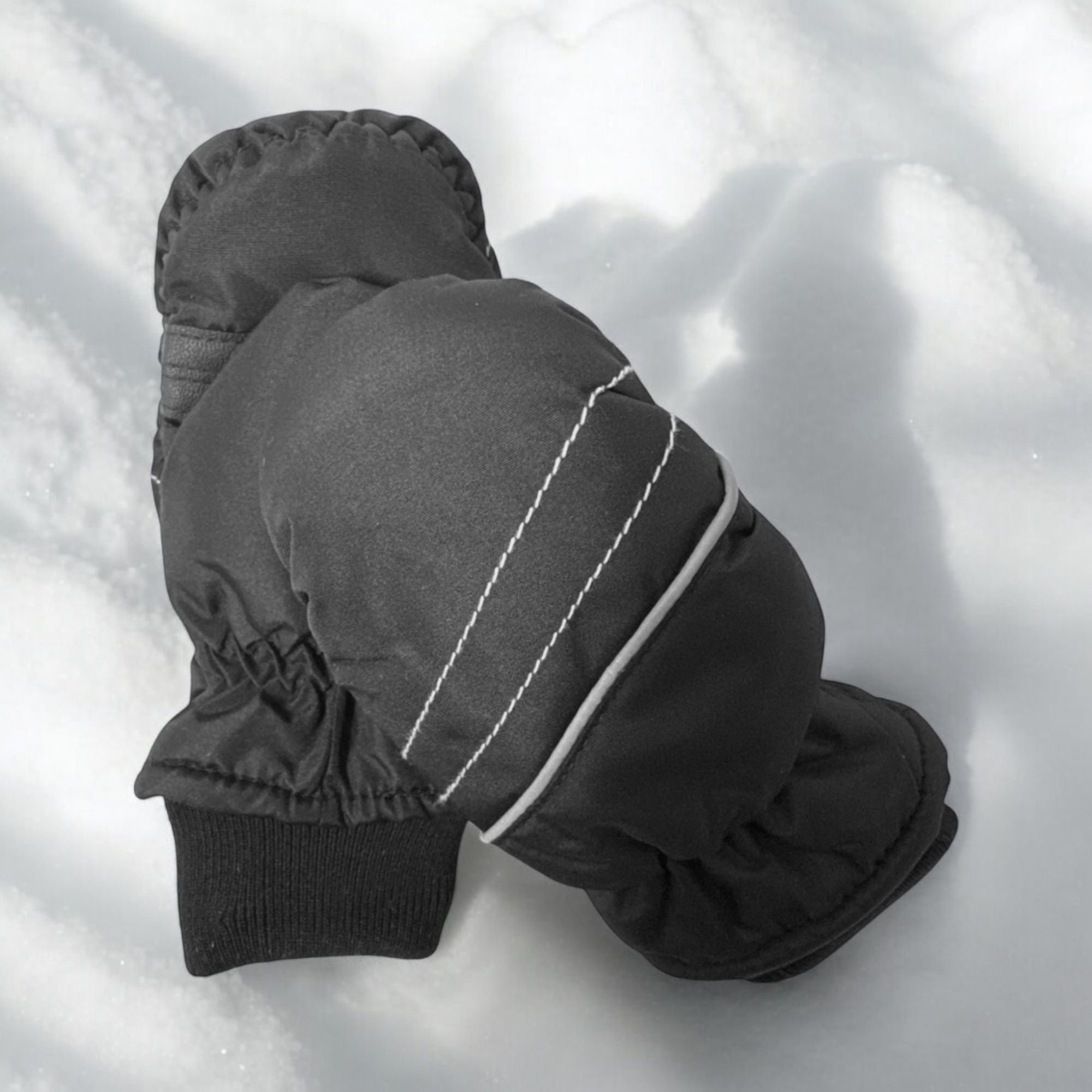 London Fog Ski Mittens for Boys  -  Warm Winter Mittens -  Insulated and Waterproof Gloves for Cold Weather
