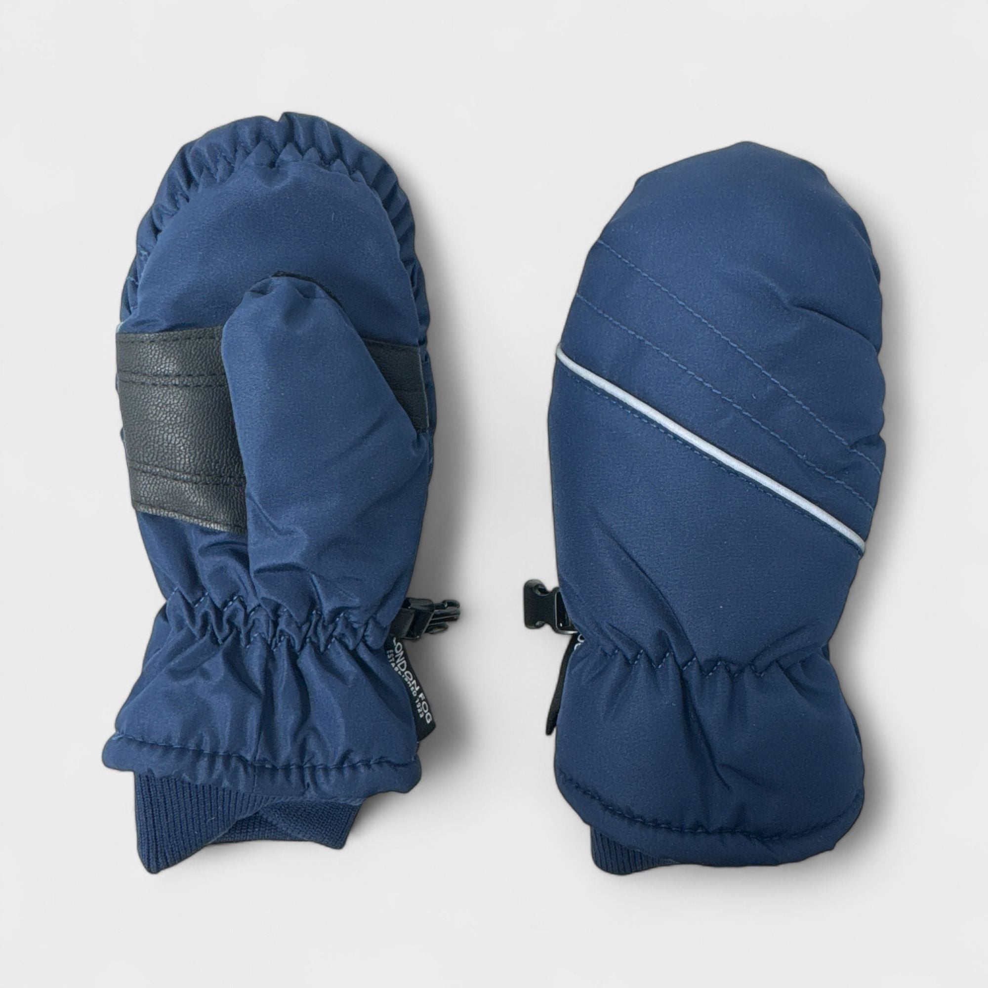 London Fog Ski Mittens for Boys  -  Warm Winter Mittens -  Insulated and Waterproof Gloves for Cold Weather