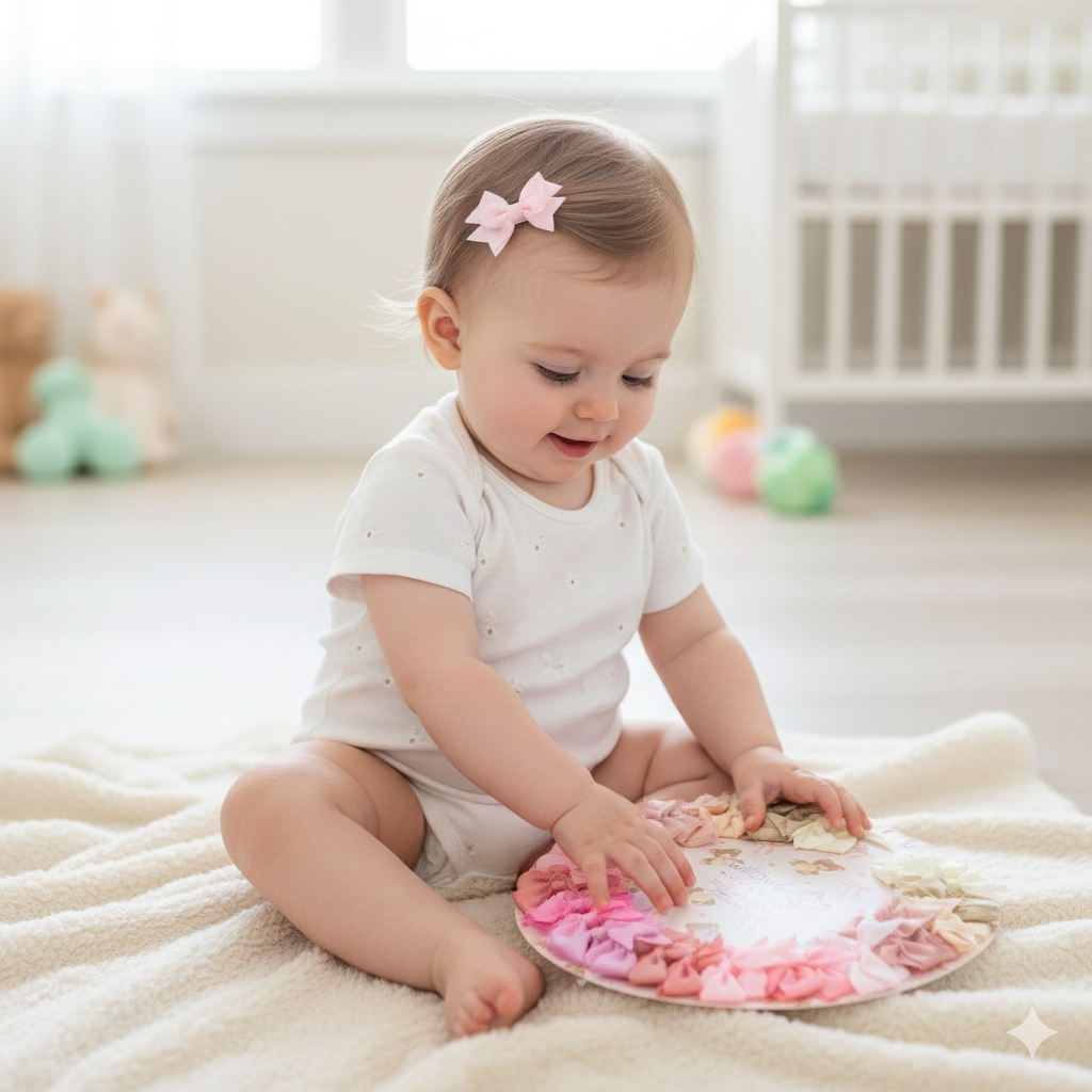Willow & Ruby  Baby Hair Bows 36-Pack Ribbon Hair Clips for Newborns & Infants (0-12 Months)- Assorted Colors, Non-Slip Alligator Clips, 36pcs