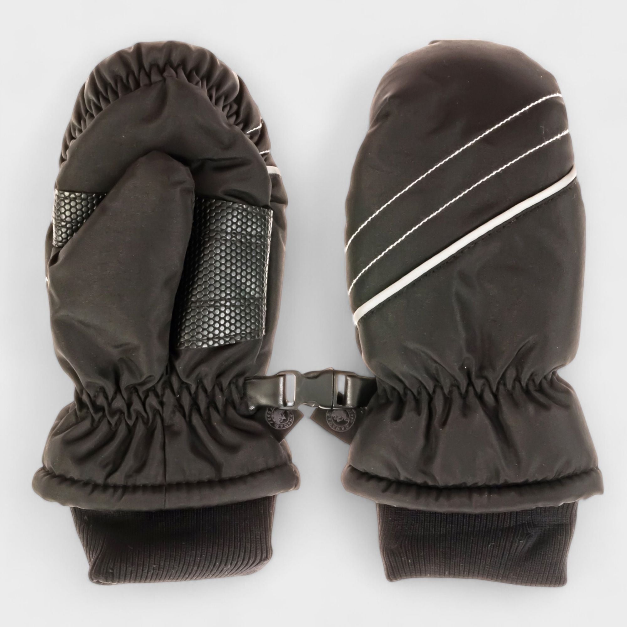 Canada Weather Gear Kids and Toddler Ski Mittens - Waterproof, Winter Sports Snow Gloves with Warmth Indicator for Cold Weather