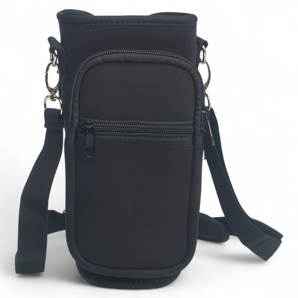 A Little Obsessed Neoprene Tumbler Holder Crossbody Bag with Pockets