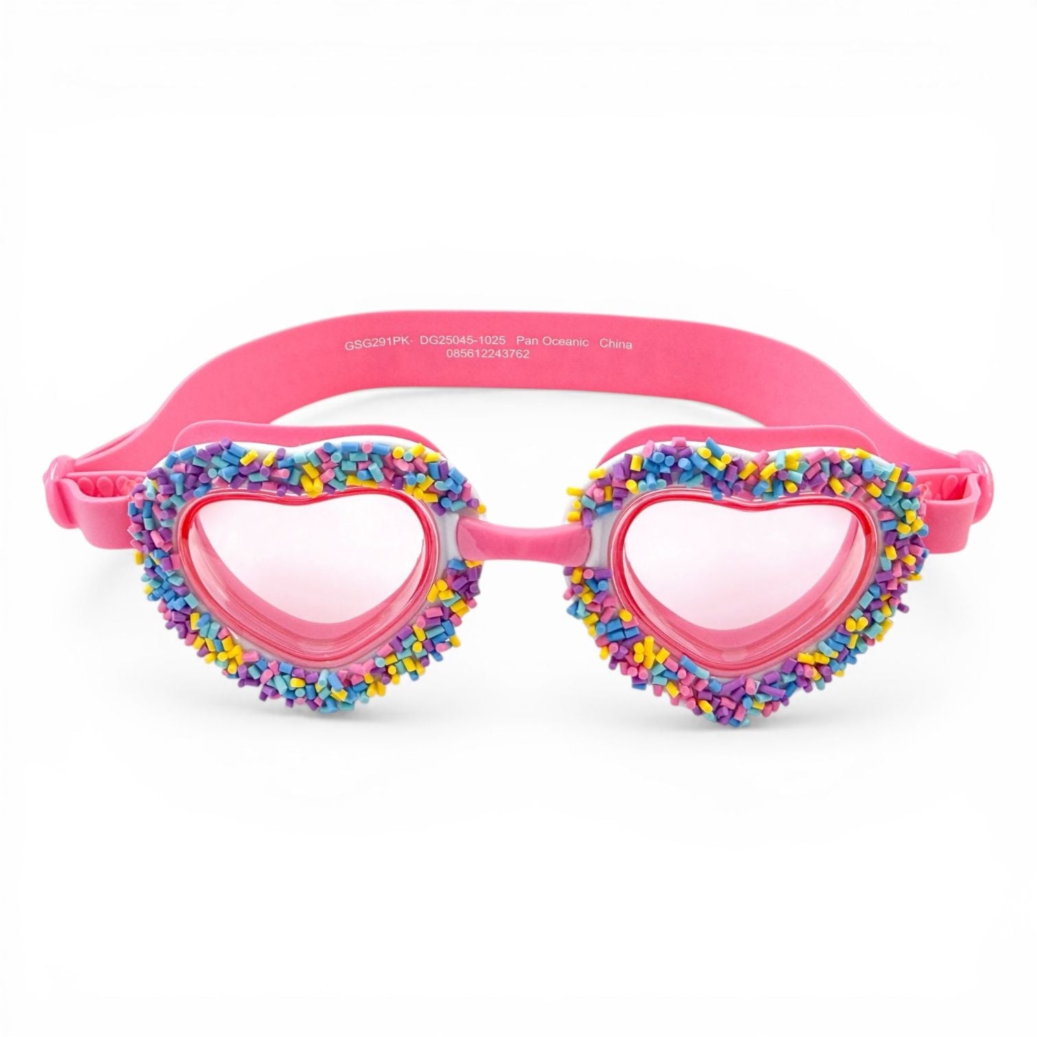 H2O Life Kids' Heart-Shaped Sprinkle Swim Goggles