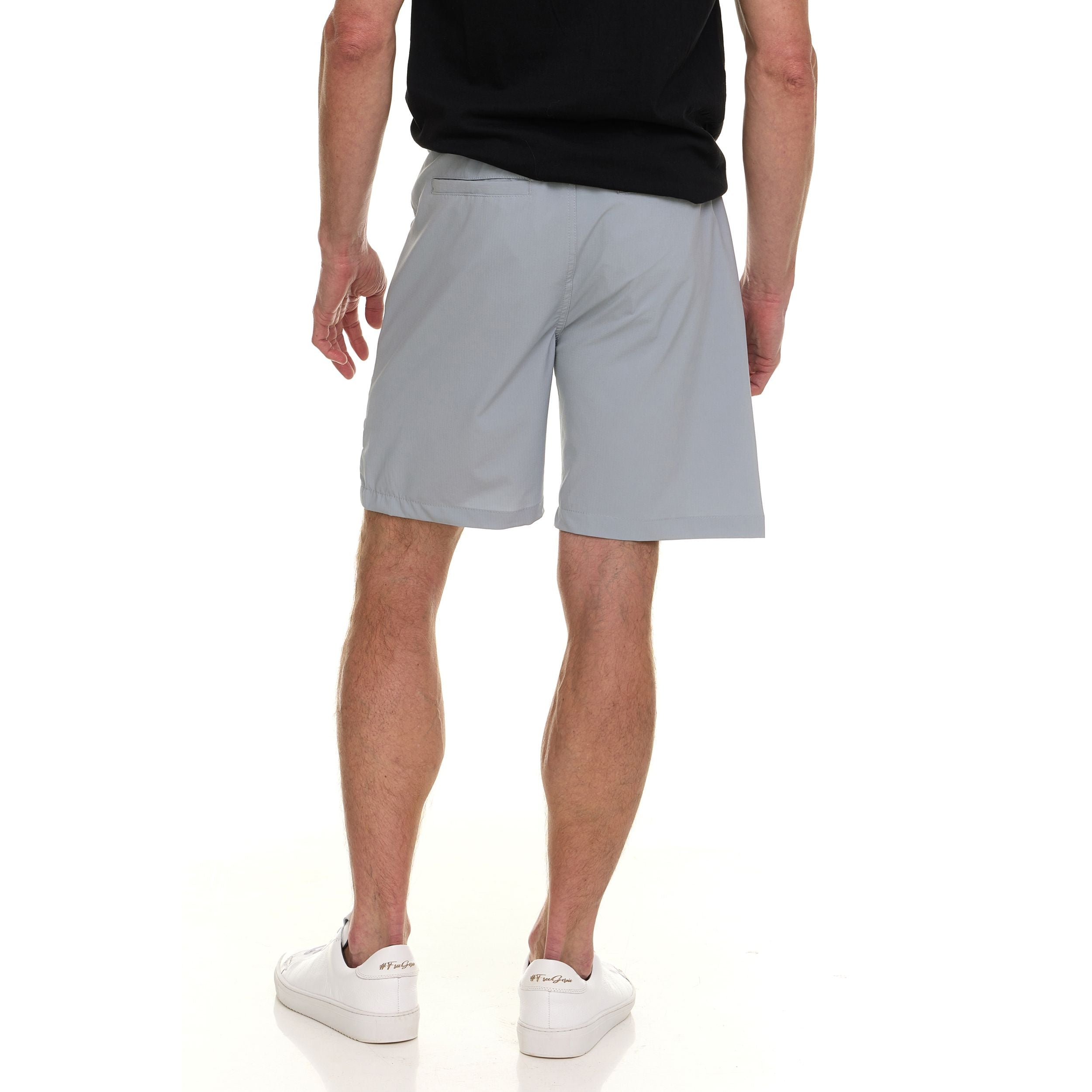 Canada Weather Gear Men’s Cargo Belted Shorts – Lightweight Stretch Twill Knee-Length Shorts with Pockets