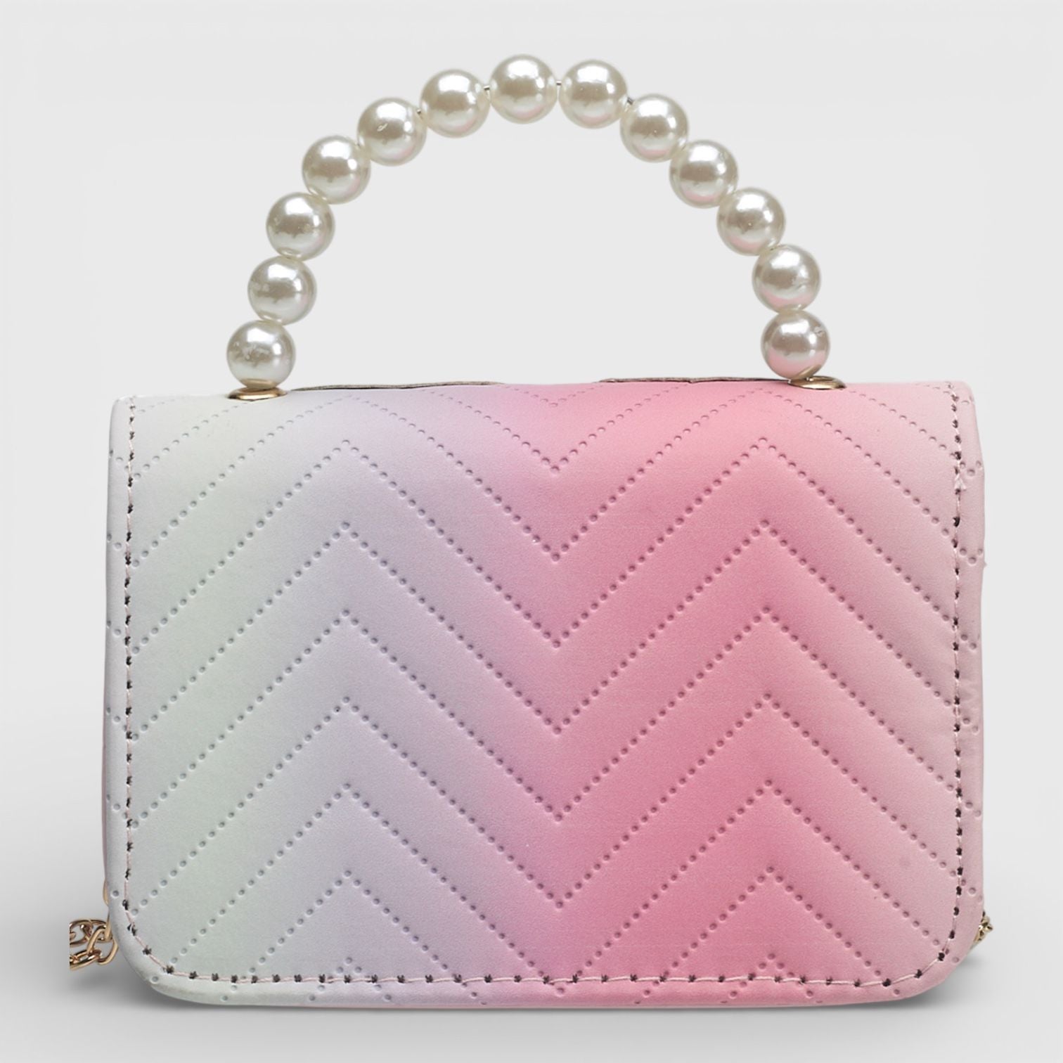 Willow & Ruby Girls' Mini Crossbody Handbag - Groovy Heart Bag- Pink