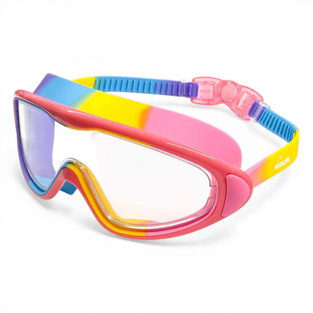 H2O Life Kids' Rainbow Swim Mask - Pink with Rainbow Accents