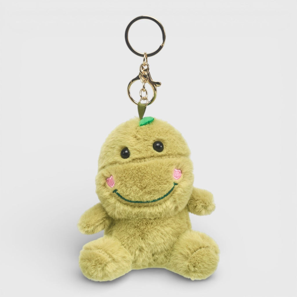 A Little Obsessed Fuzzy Friends Dinosaur Plush Keychain