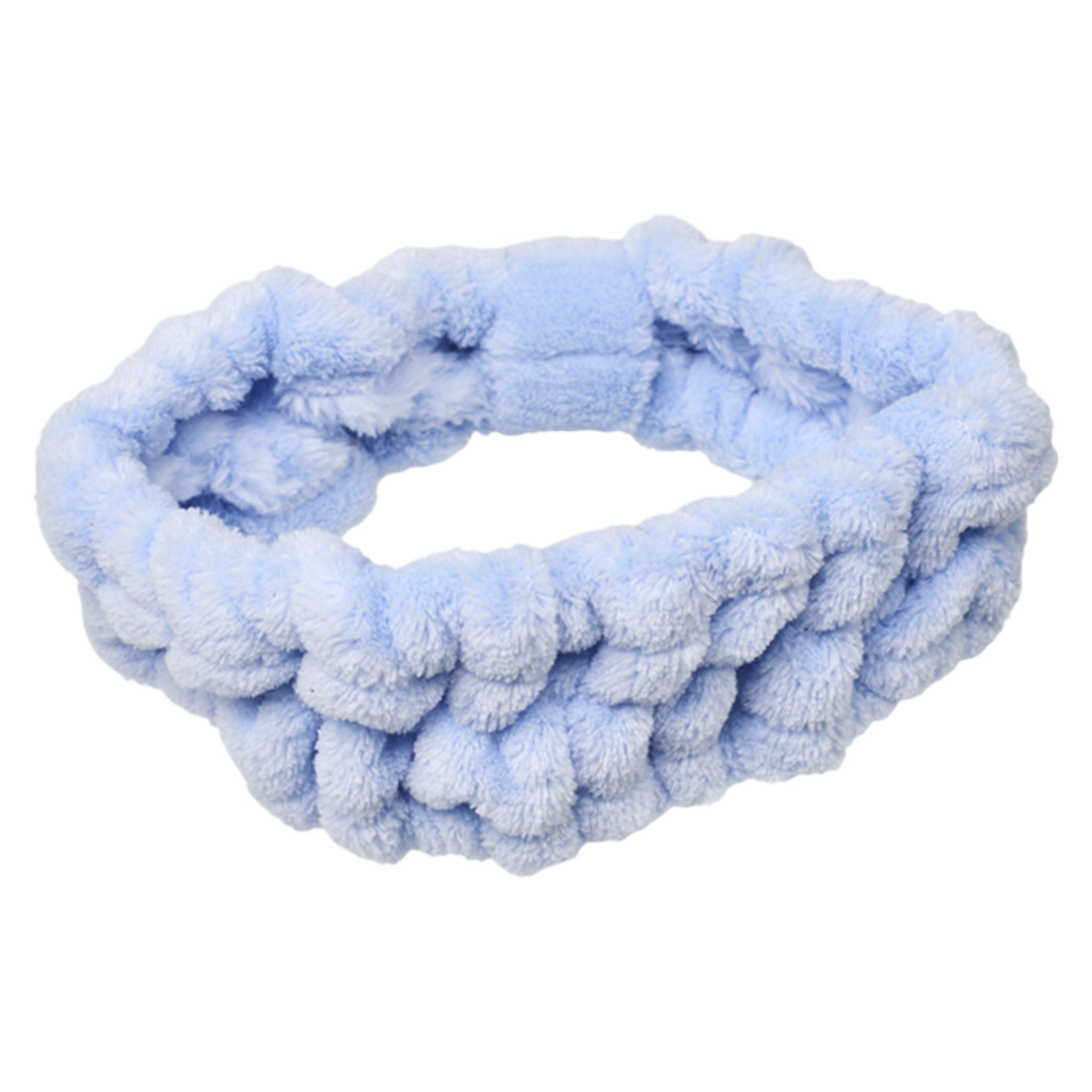 Spa Essentials 2-Pack Plush Spa Headbands – Ultra-Soft Stretch Fleece Facial Hair Bands for Women – Ideal for Makeup, Skincare, and Bath