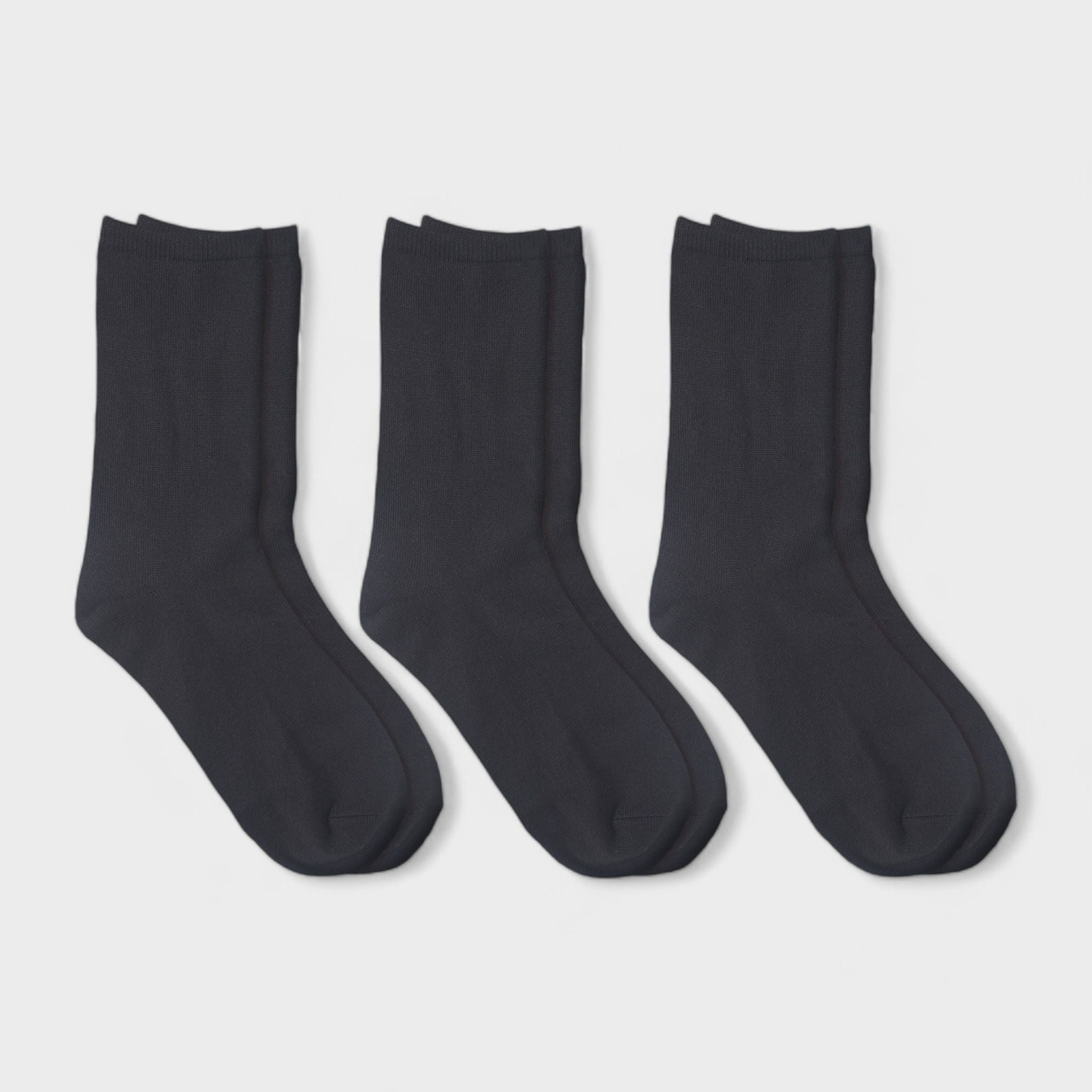 Willow & Ruby Women's 3-Pack Super Soft Crew Socks - Comfy & Stylish Everyday Wear Women Crew Socks