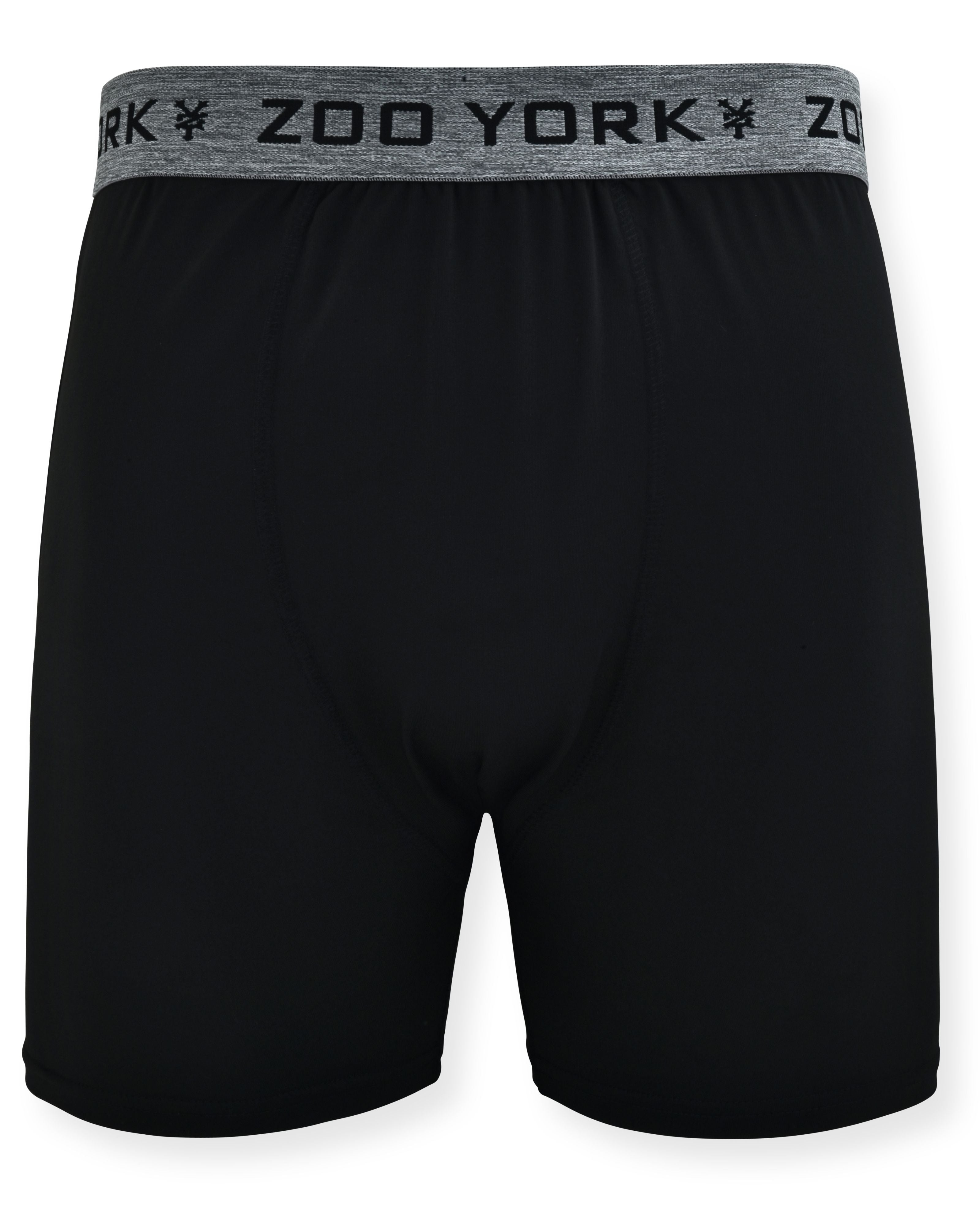 Zoo York Men's 4-Pack 360 Stretch Boxer Briefs - Printed & Solid Color Premium Underwear for Men
