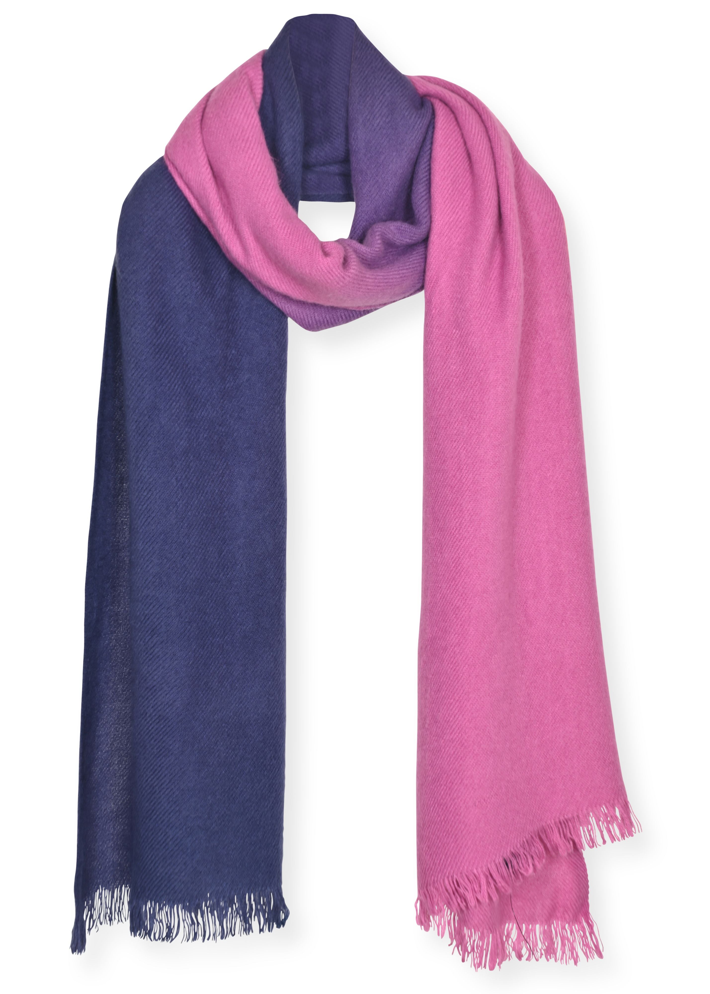 French Connection Women's Winter Scarf Cozy and Soft Oblong Two-Toned