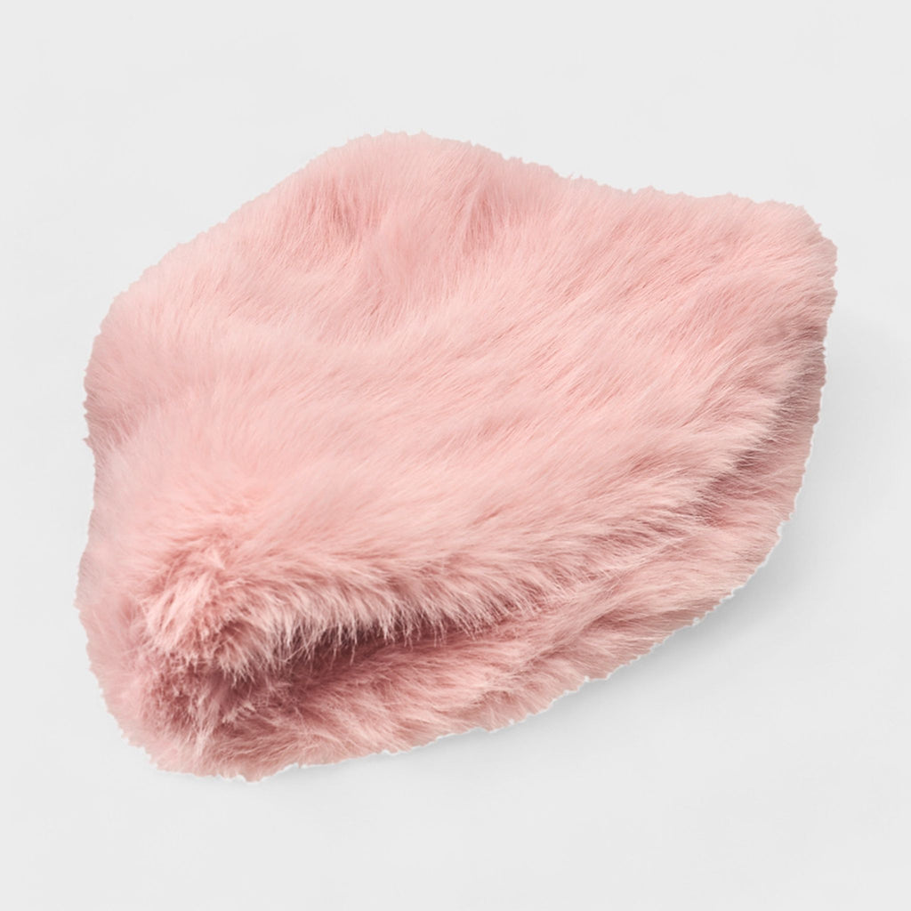 A Little Obsessed Women's Fuzzy Bucket Hat - Faux Fur Winter Hat for Warmth & Style