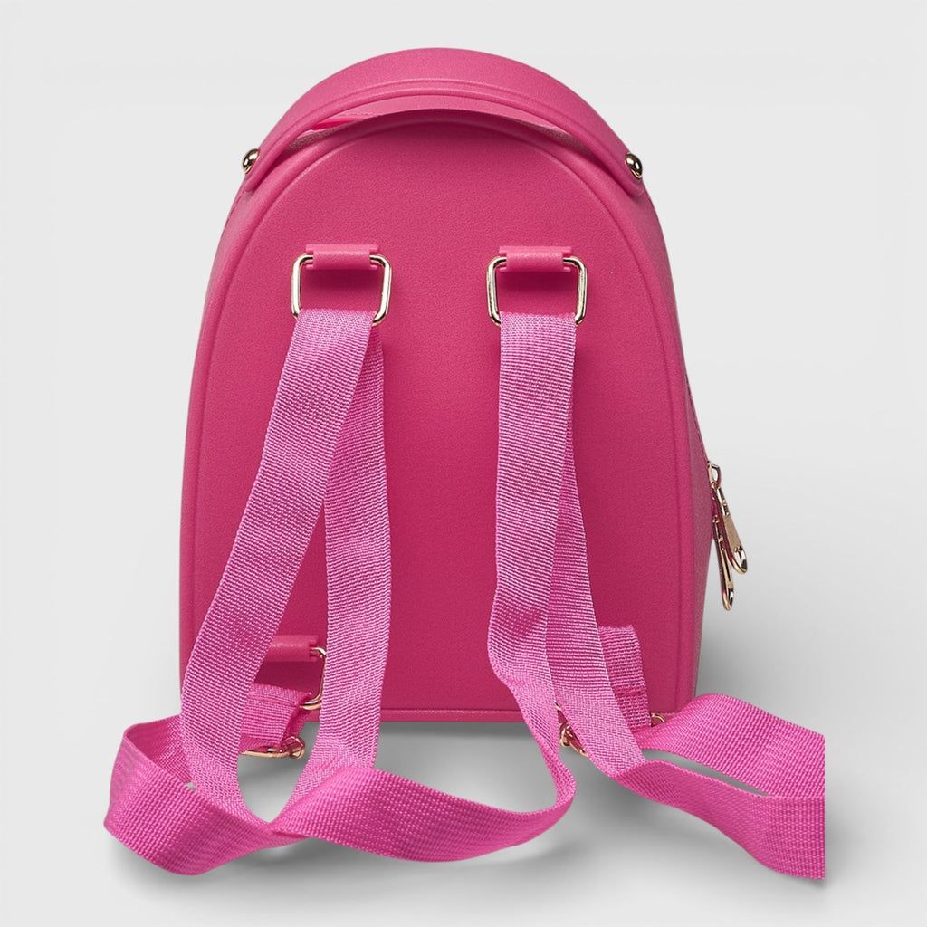 A Little Obsessed Girls' Charm It Mini Backpack - Hot Pink