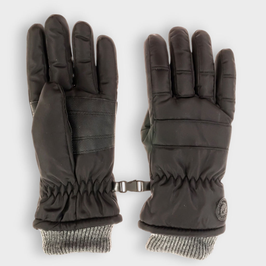Canada Weather Gear Women's Ski Gloves – Water Resistant, Warm Knit Cuff Winter Gloves with Warmth Indicator for Cold Weather