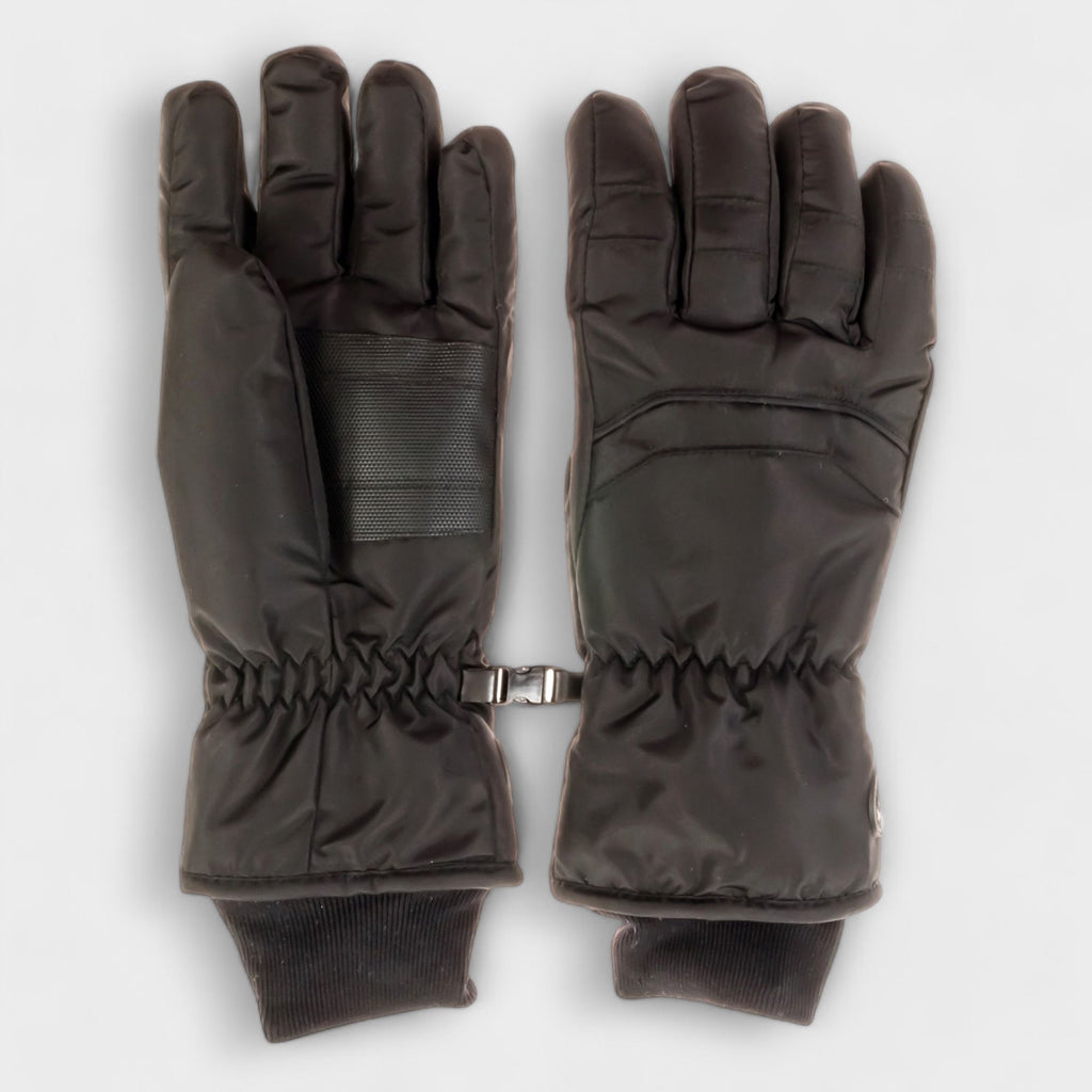 Canada Weather Gear Men's Ski Gloves - Water-Resistant Winter Gloves with Warmth Indicator