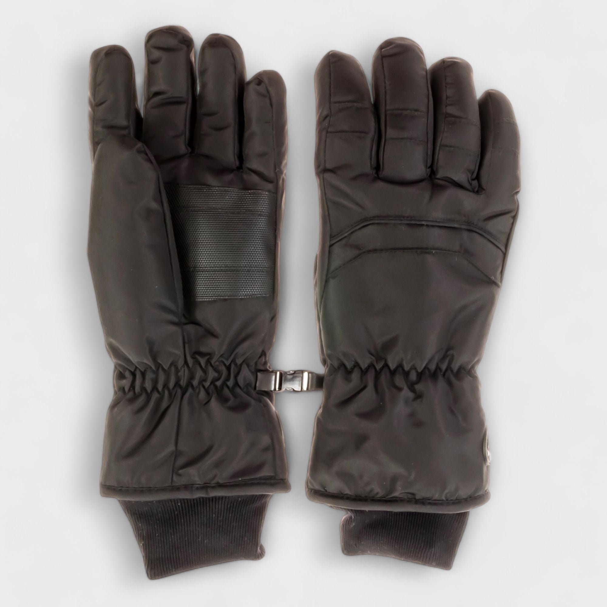 Canada Weather Gear Men's Ski Gloves - Water-Resistant Winter Gloves with Warmth Indicator
