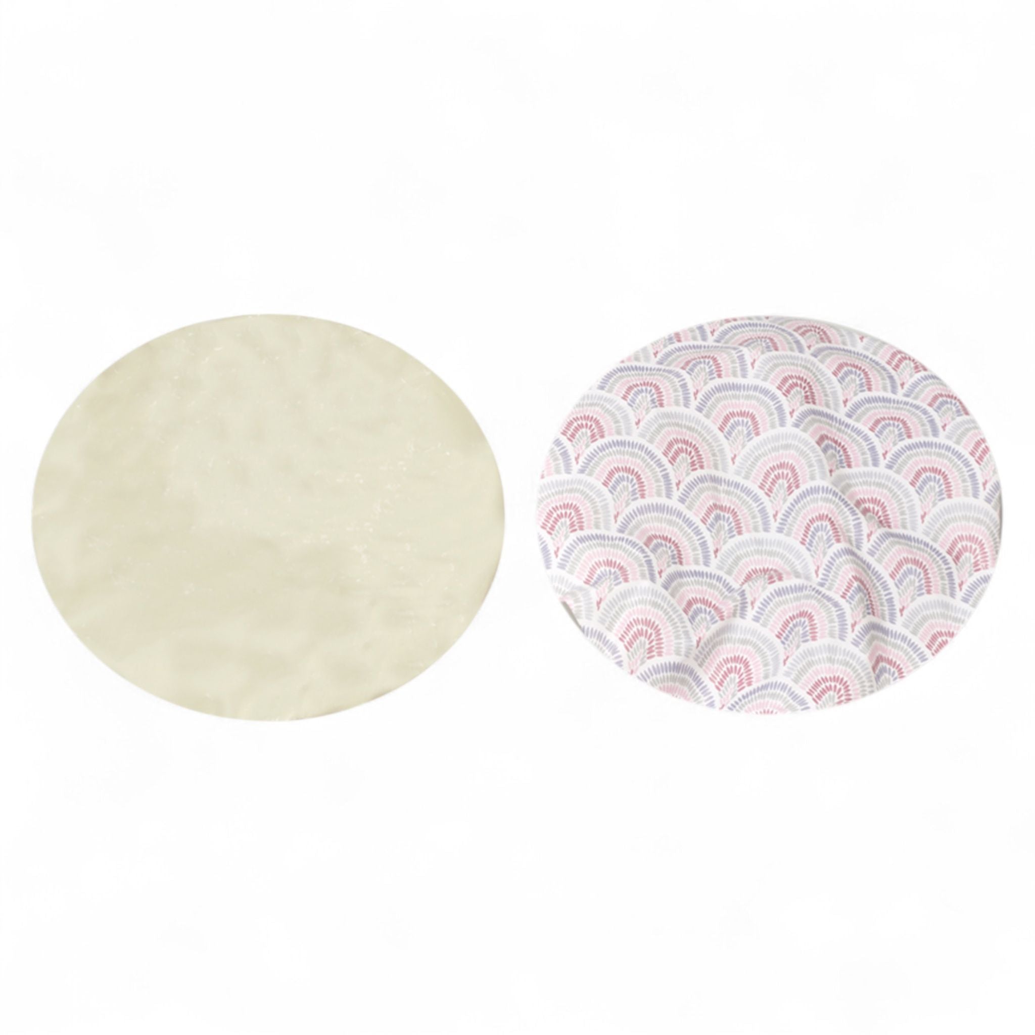 Spa Essentials 2-Pack Shower Caps – Reversible Waterproof Caps with Stylish Patterns & Solid Colors – Hair Protection