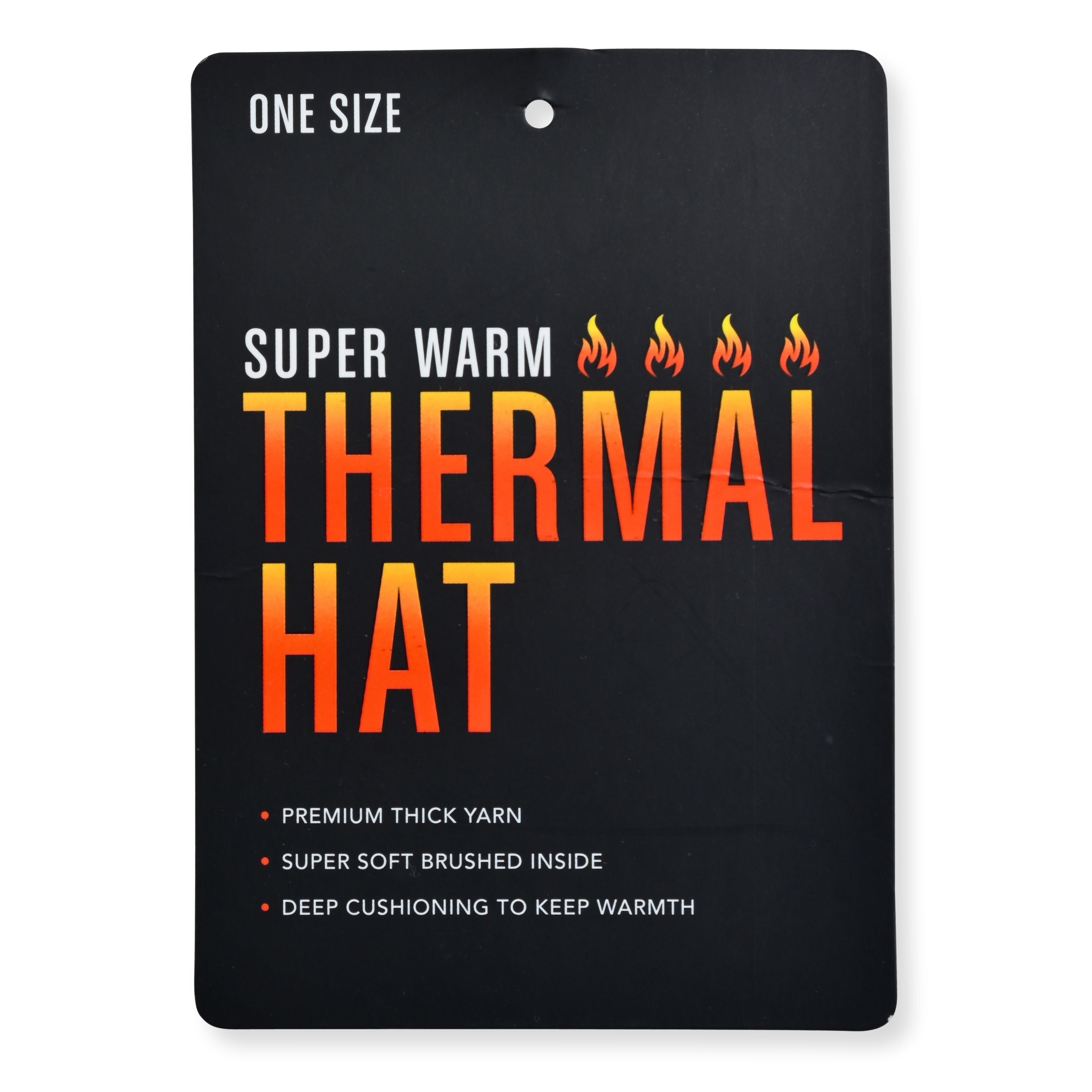 Heat Tec Super Warm Thermal Beanie Winter Hat