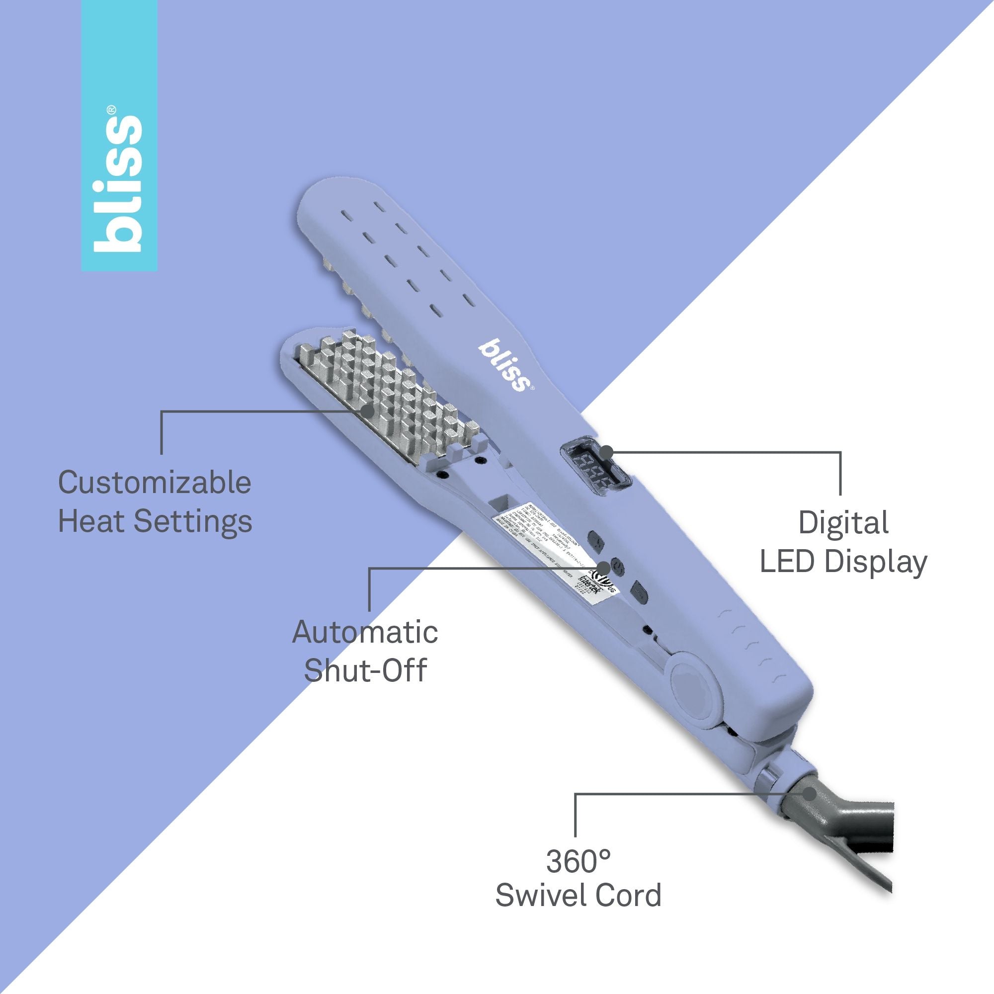 bliss Hair Volumizing Iron - Instant Root Lift for Lasting Volume