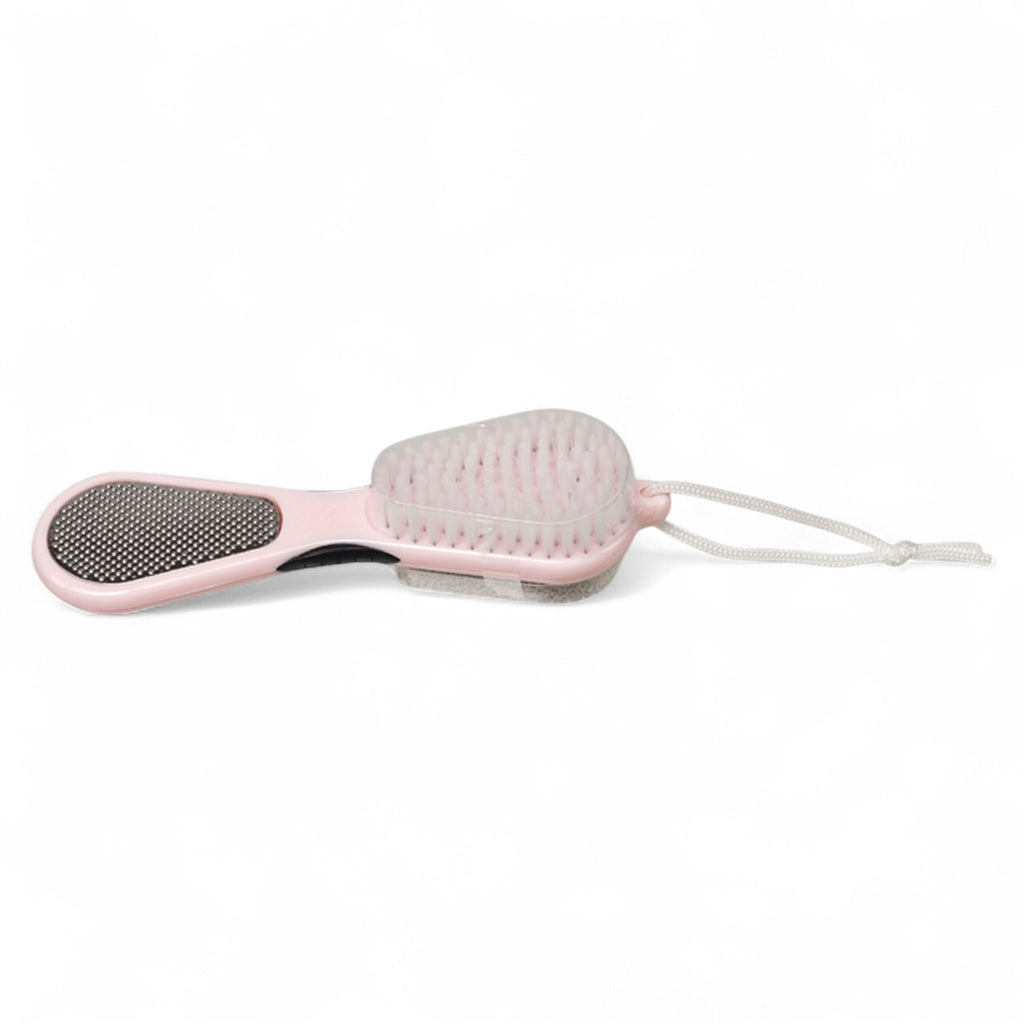 Spa Essentials 2 Pack Bath Brush - 4-in-1 Pedicure Tool Set