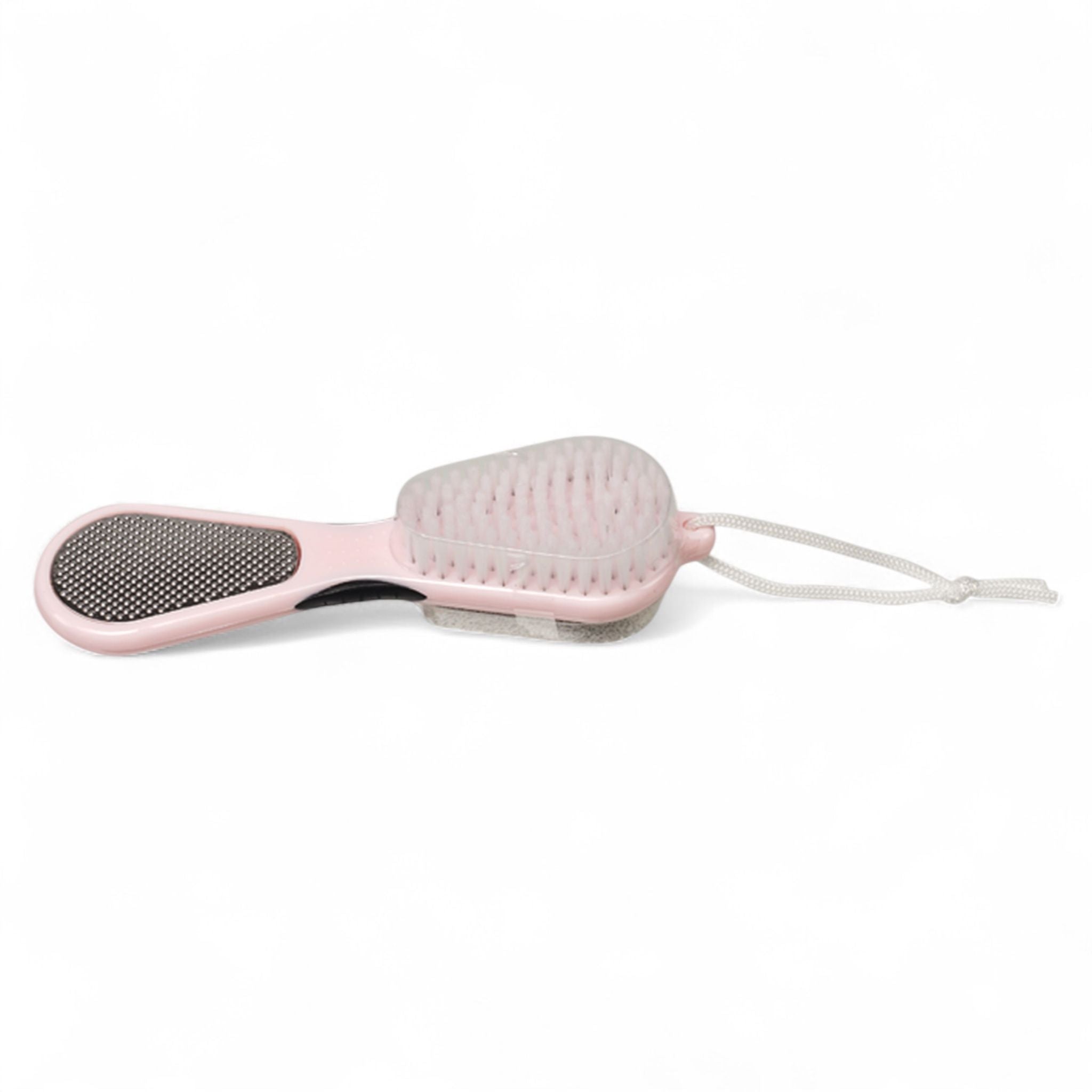 Spa Essentials 2 Pack Bath Brush - 4-in-1 Pedicure Tool Set