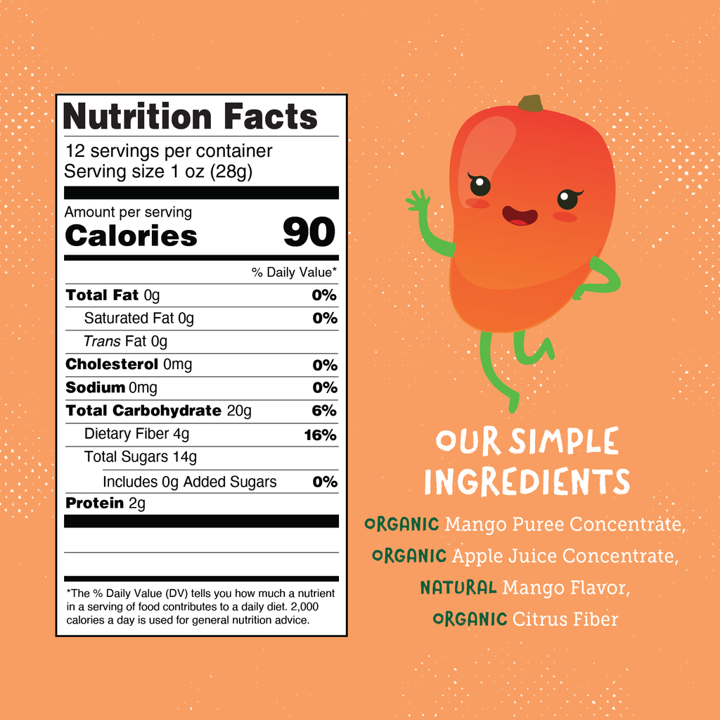 YOU LOVE FRUIT Organic Fruit Snacks — 1 oz Pouches, Pack of 12