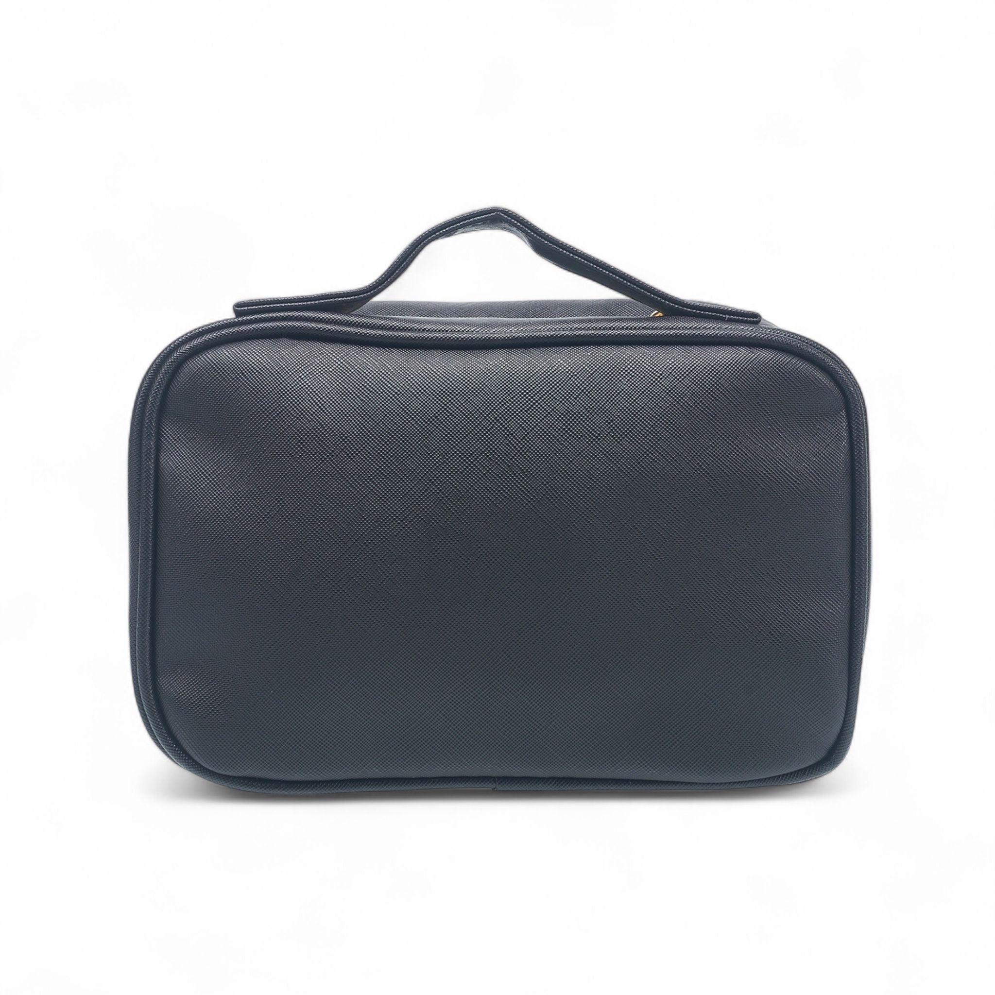 French Connection Travel Organizer Pouch – Luxe Double-Zip Toiletry & Tech Case with Handle