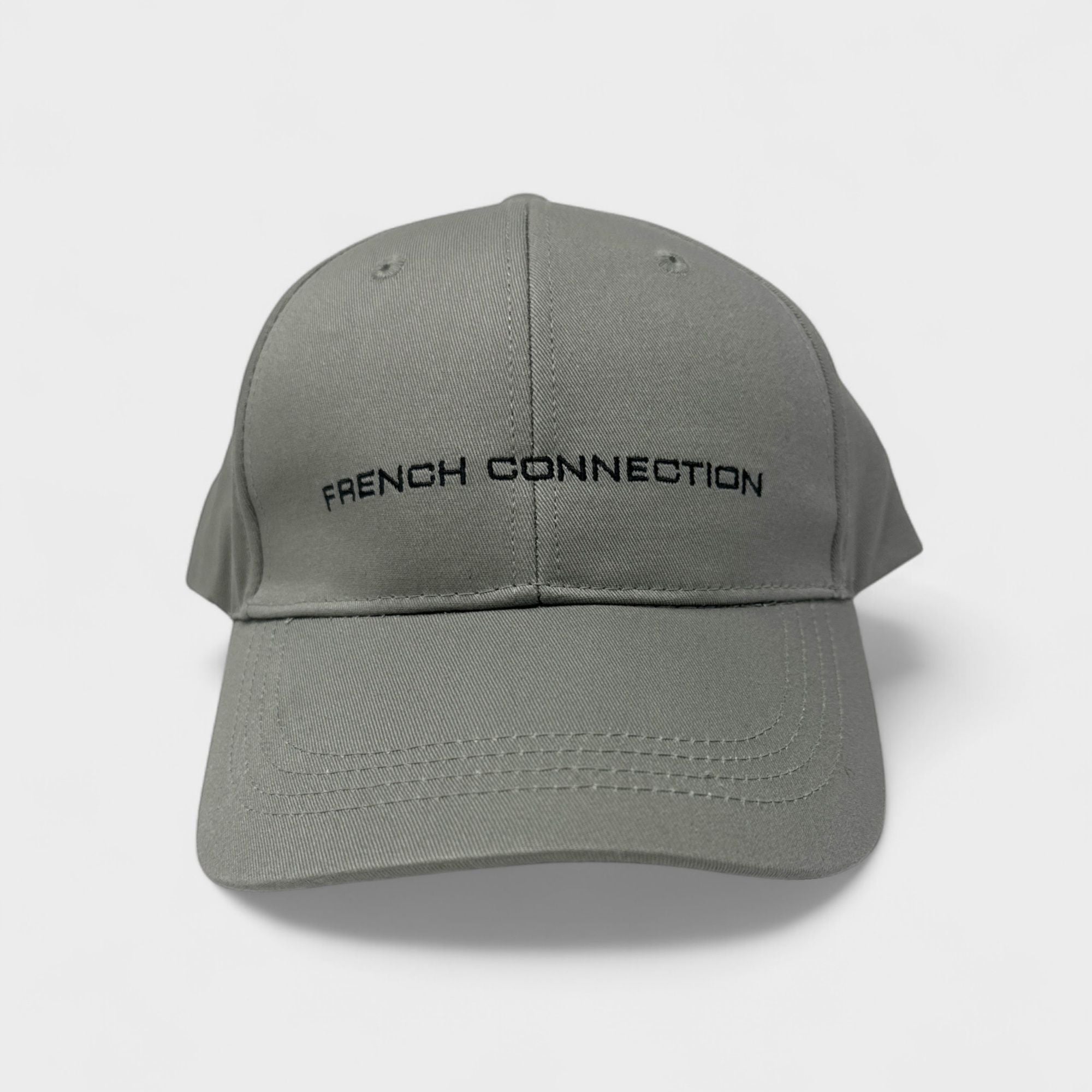 French Connection Baseball Cap - Classic Adjustable Hat for Men & Women, Grey