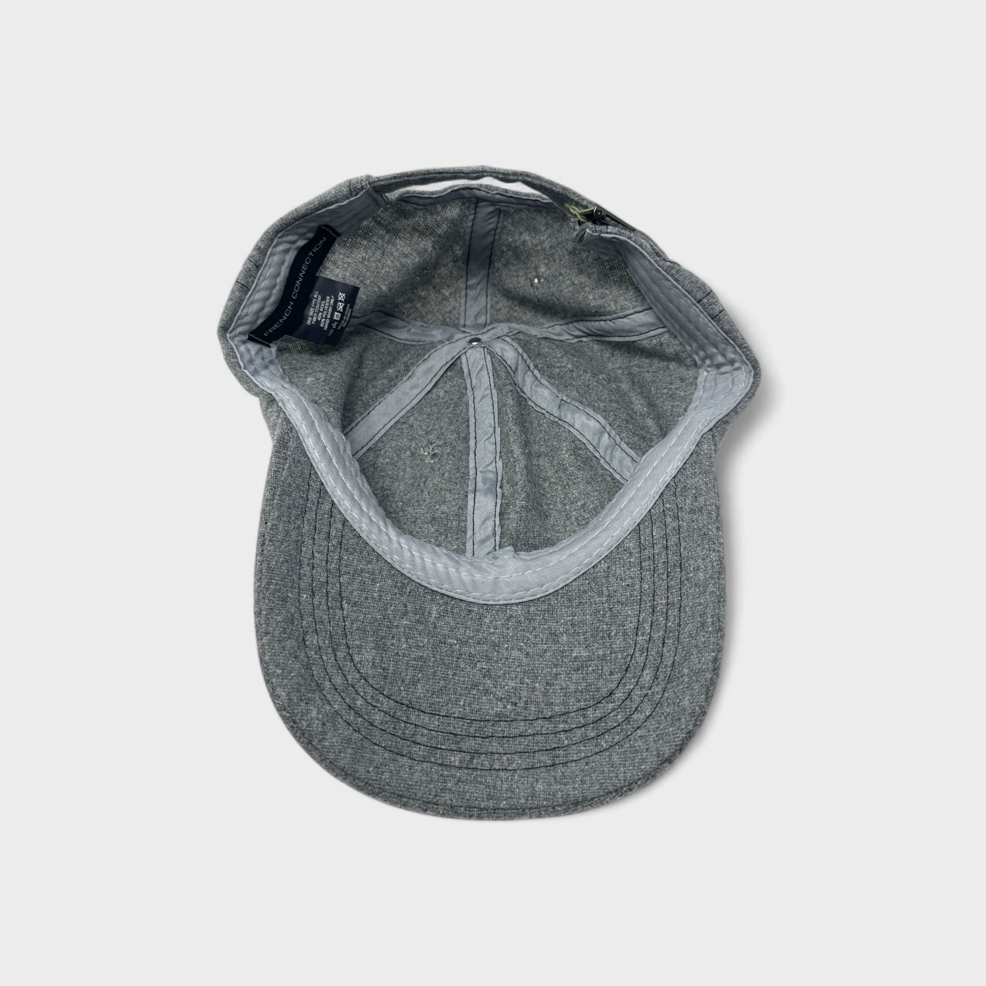 French Connection Men's Premium Wool Blend Baseball Cap - Adjustable Fit