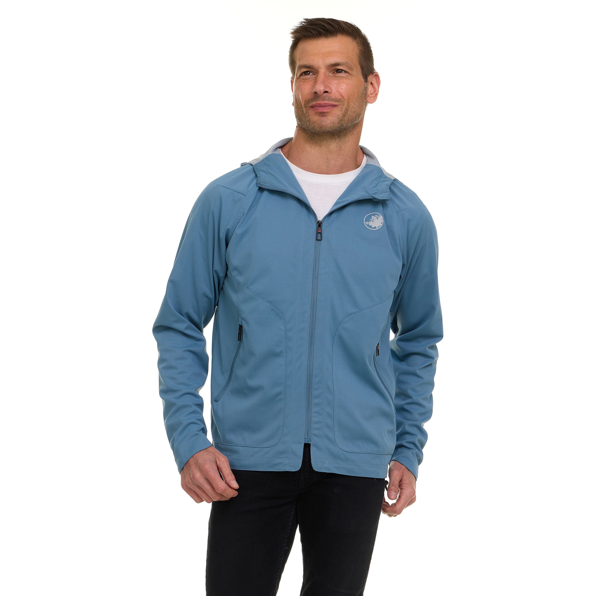 Canada Weather Gear Men’s Performance Tech Jacket – Active Stretch, Wind Resistant, Adjustable Waist, Lightweight