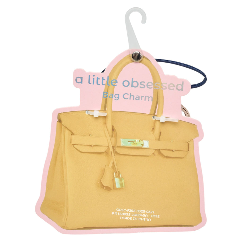 A Little Obsessed 2pc Girls Heart Bag & Backpack Bag Charm Set - Pink/Blue