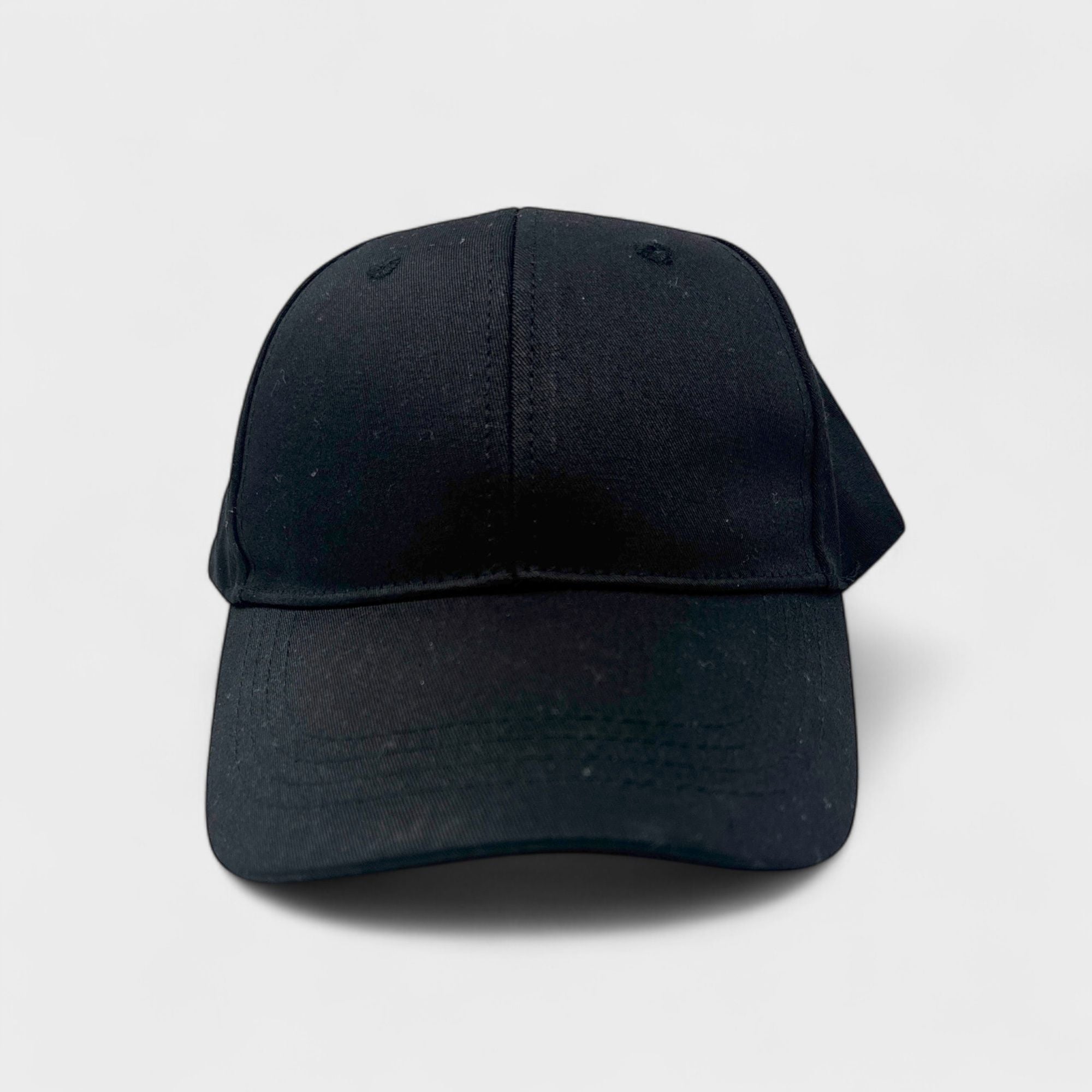 French Connection Classic Black Baseball Cap - Adjustable Back Strap, Embroidered Logo