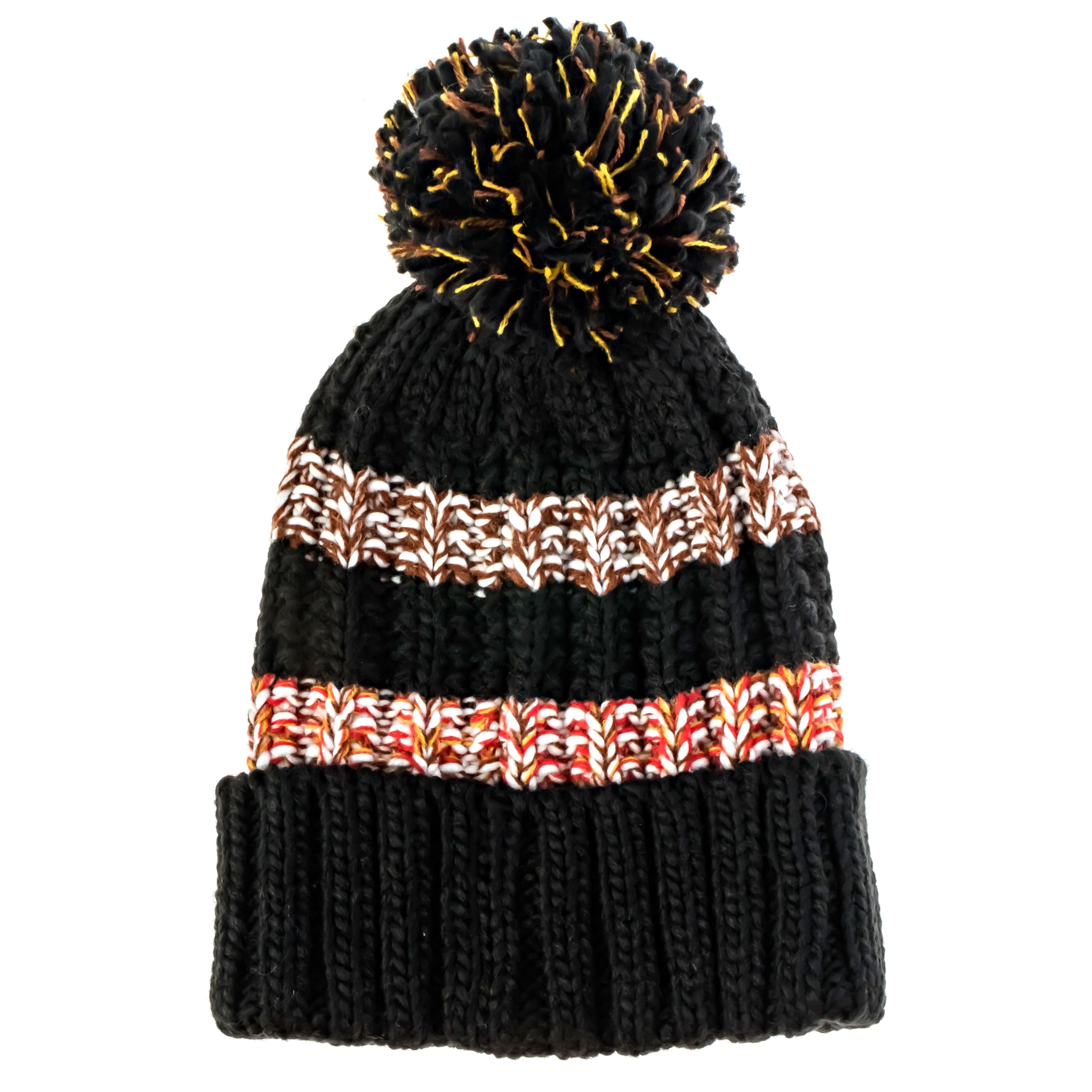 French Connection Cozy and Stylish Pom Pom Beanie