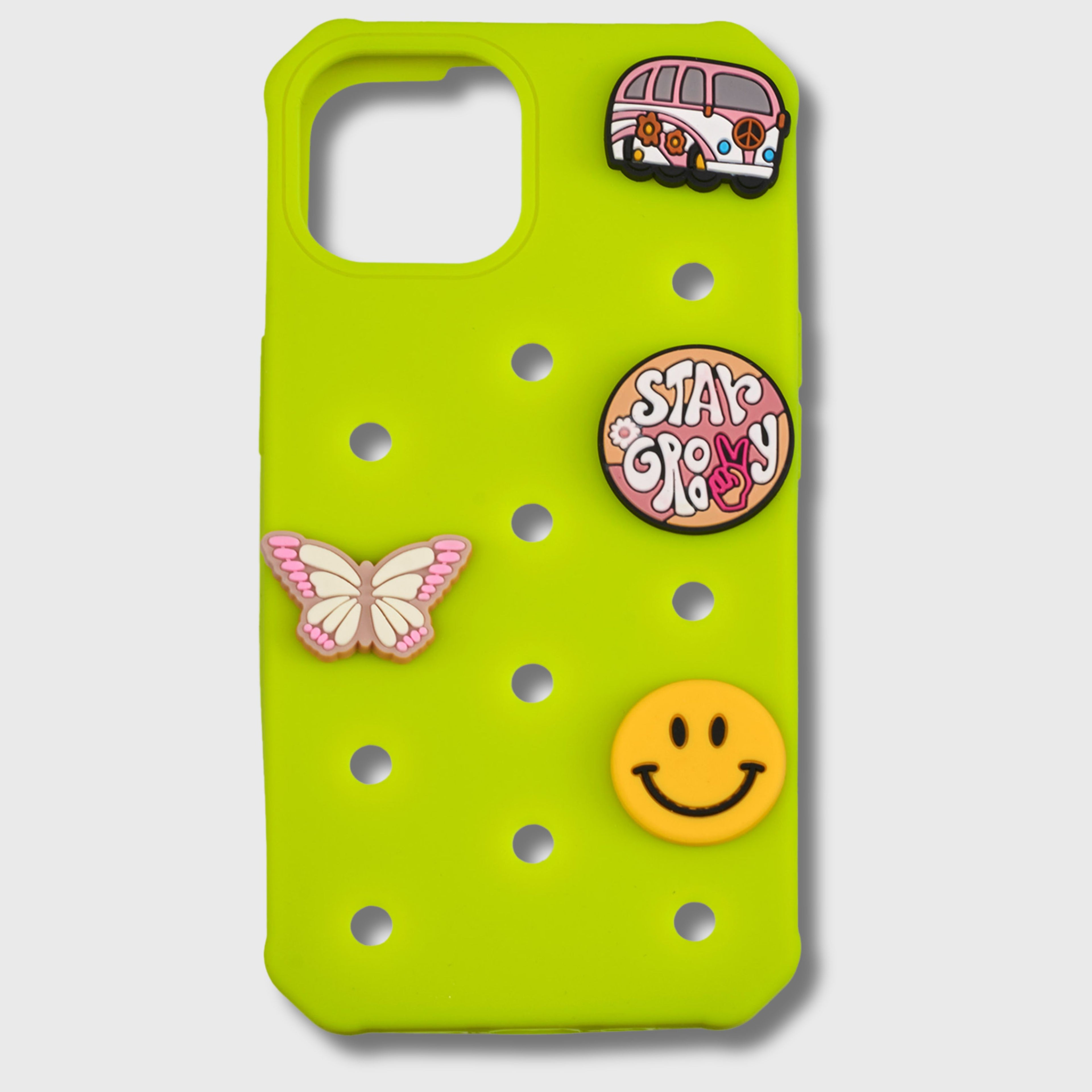 A Little Obsessed iPhone Case - Apple iPhone Case with DIY Charms (Fits Apple iPhone 13/ iPhone 14/ iPhone 15)