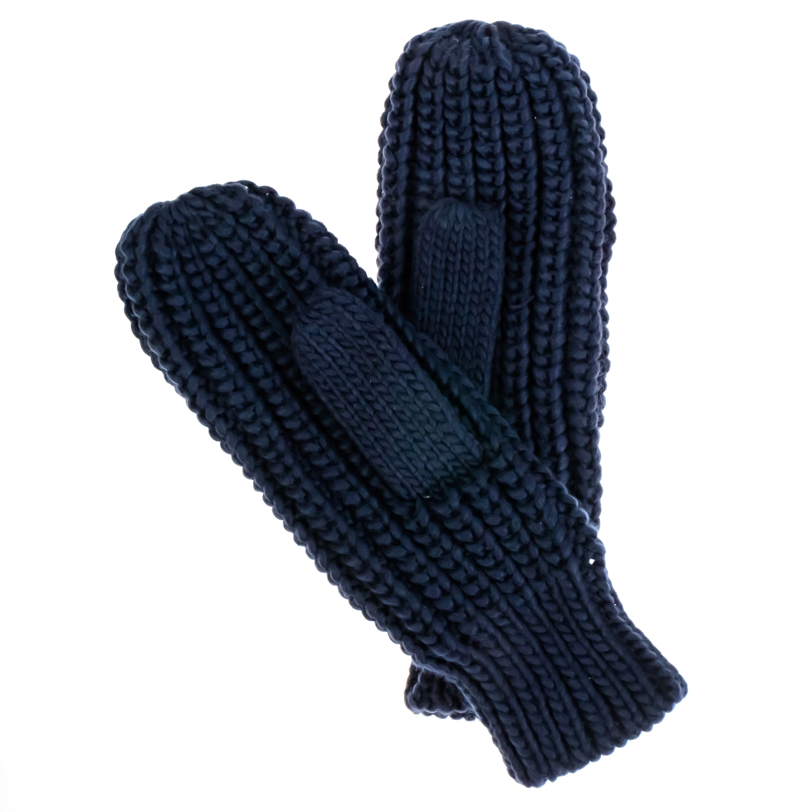 French Connection Women's Fashion Cable Knit Mittens For Winter
