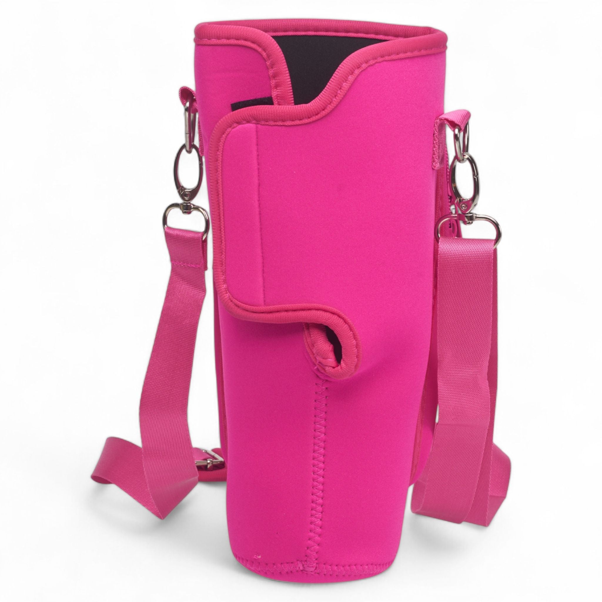 A Little Obsessed Neoprene Tumbler Holder Crossbody Bag with Pockets