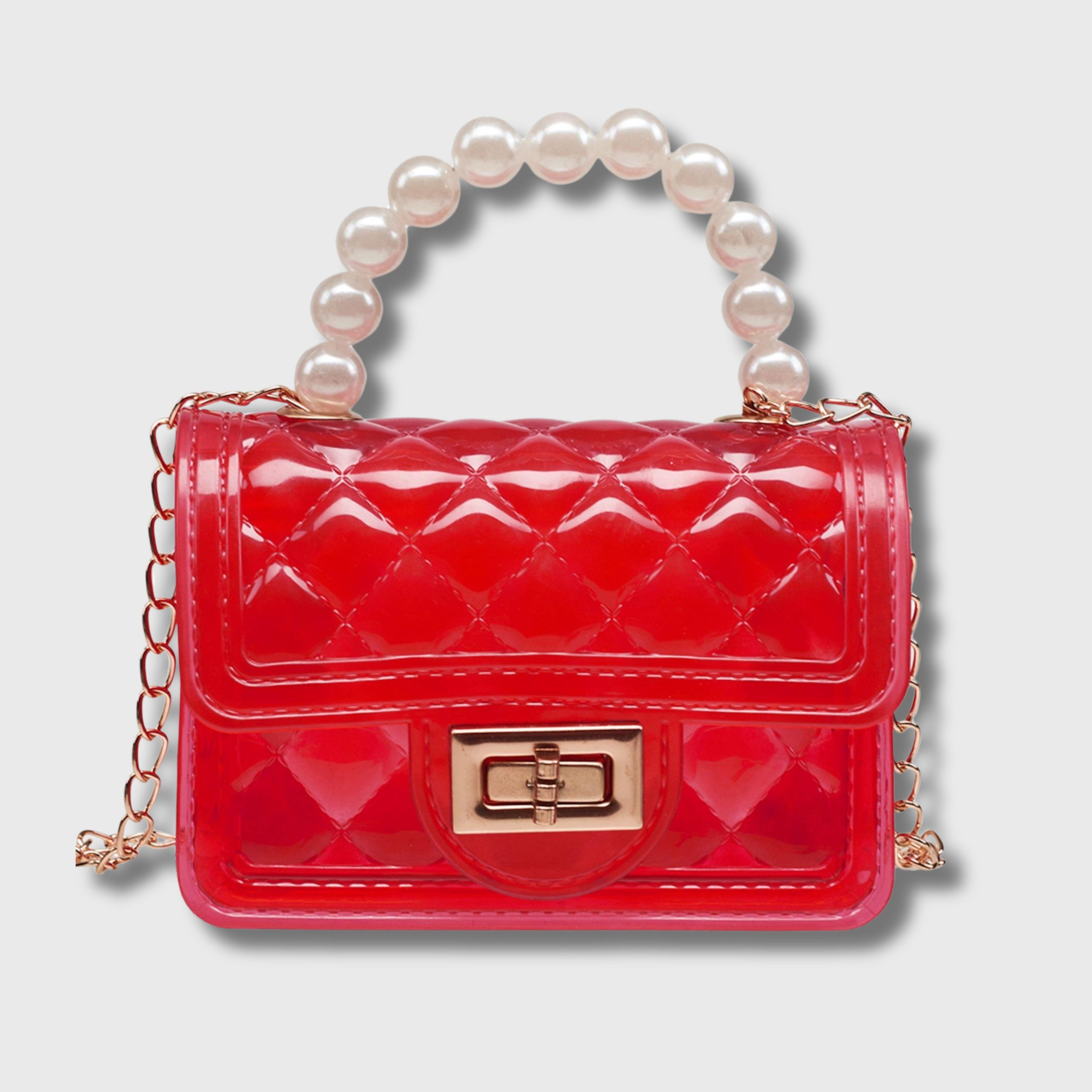 Willow & Ruby Kid's Mini Quilted Glitter Bag - Crossbody Purse for Girls (Youth)