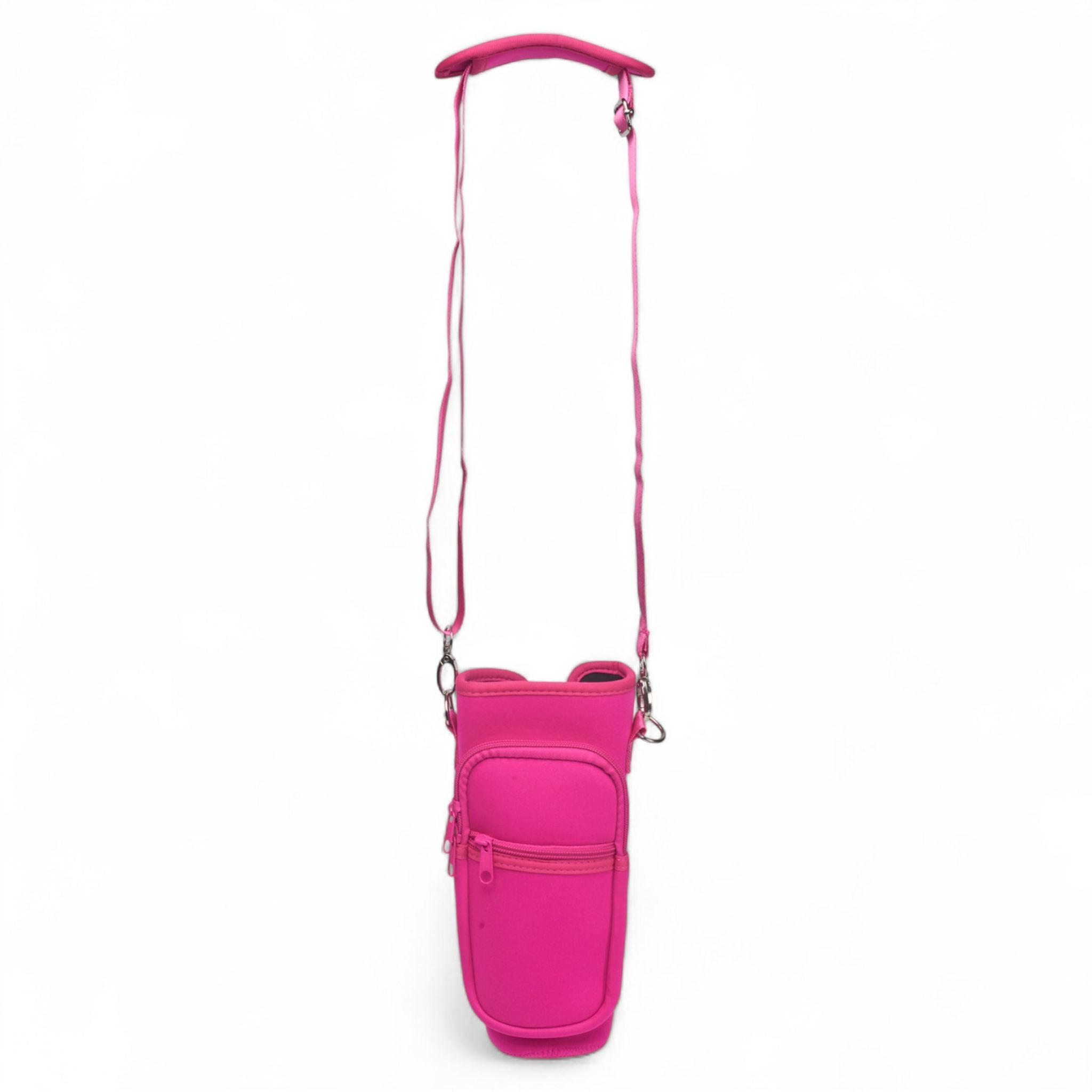 A Little Obsessed Neoprene Tumbler Holder Crossbody Bag with Pockets