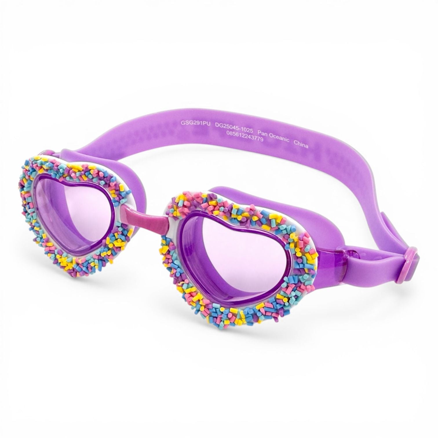 H2O Life Kids' Heart-Shaped Sprinkle Swim Goggles