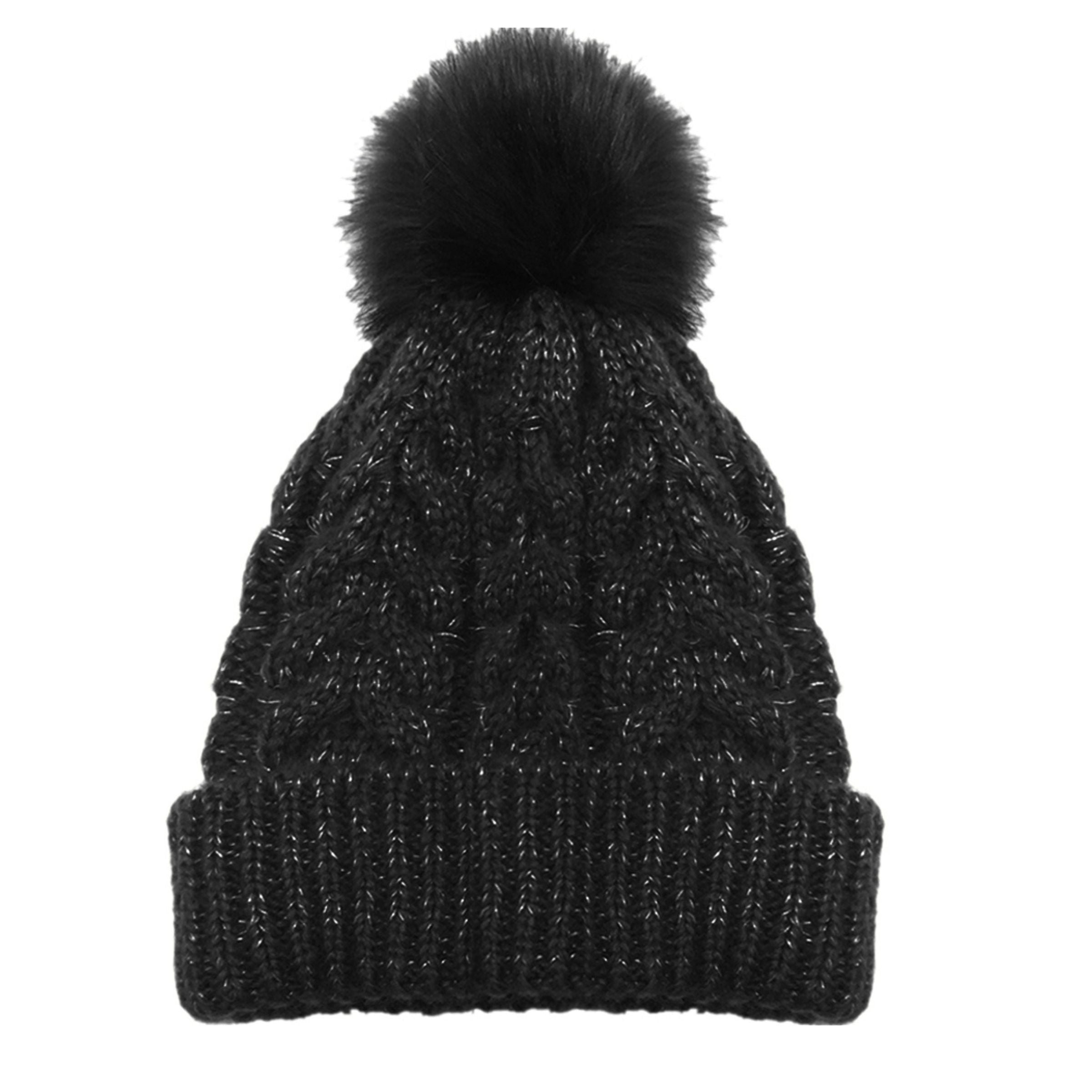 Charles Albert Girl's Pom Beanies - Kids Winter Hat