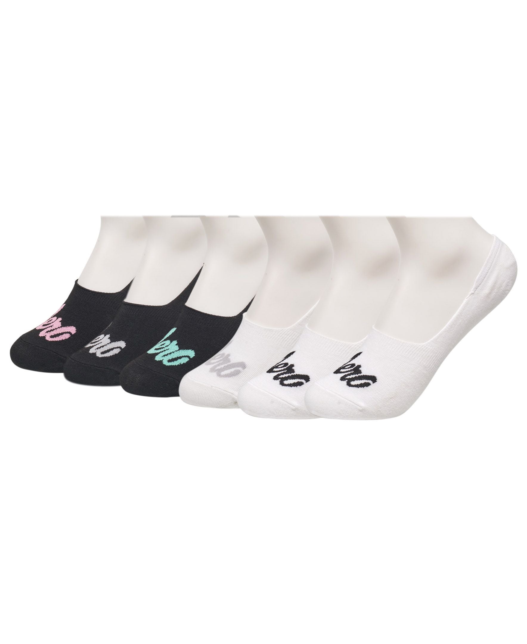 Aeropostale Women's Sneaker Liner Socks - 6 Pack