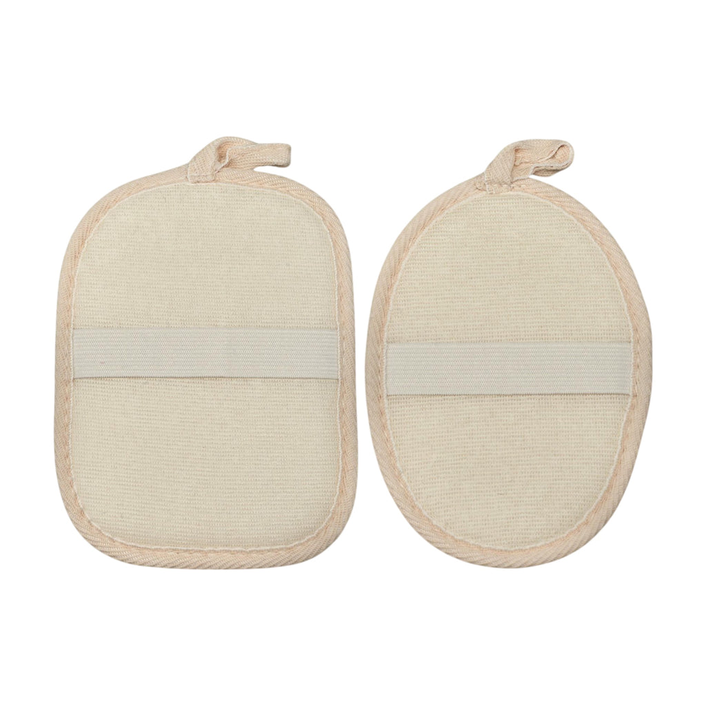 Willow & Ruby Body Scrubber Duo - Exfoliating & Cleansing Loofah, Chamomile